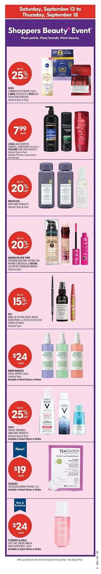 Shoppers Drug Mart flyer from September 13 to September 19 2025 - flyer page 5