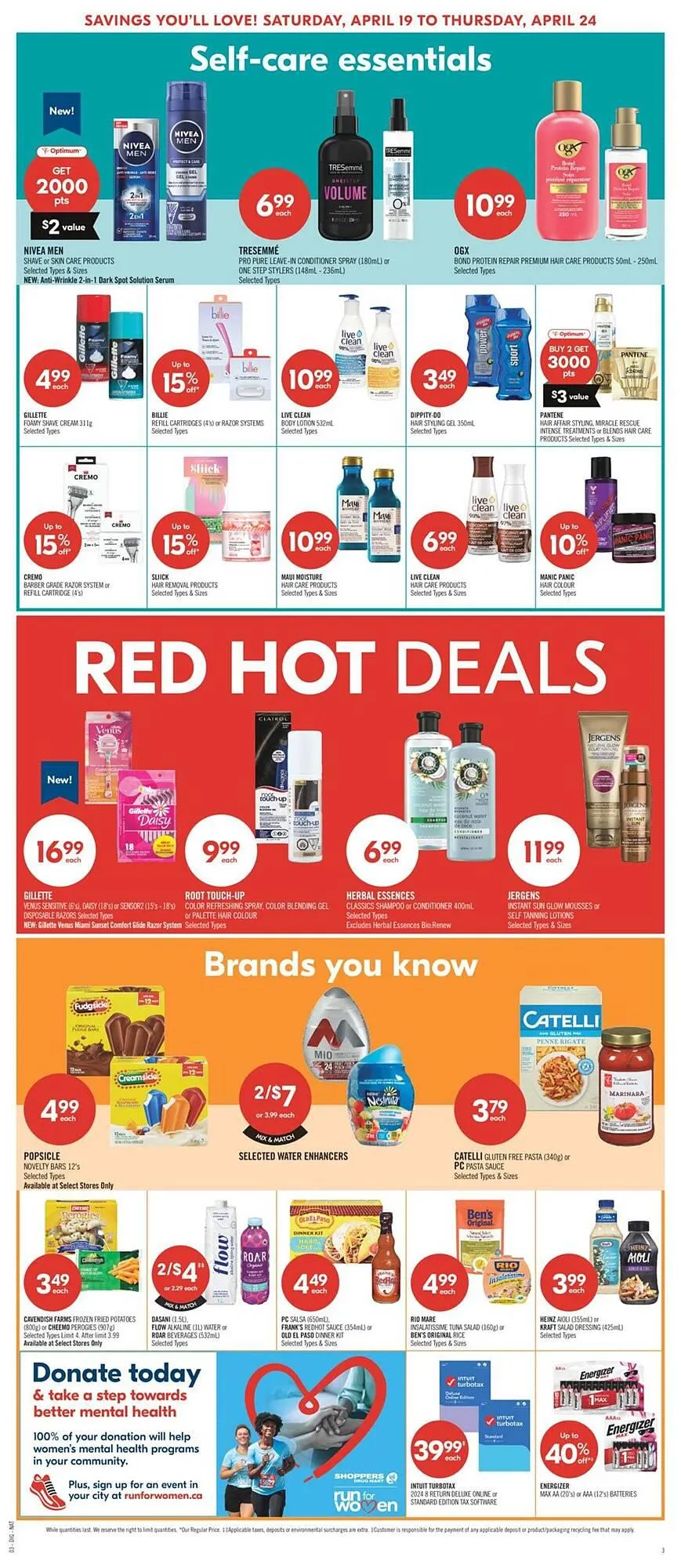 Shoppers Drug Mart flyer from April 19 to April 25 2025 - flyer page 20