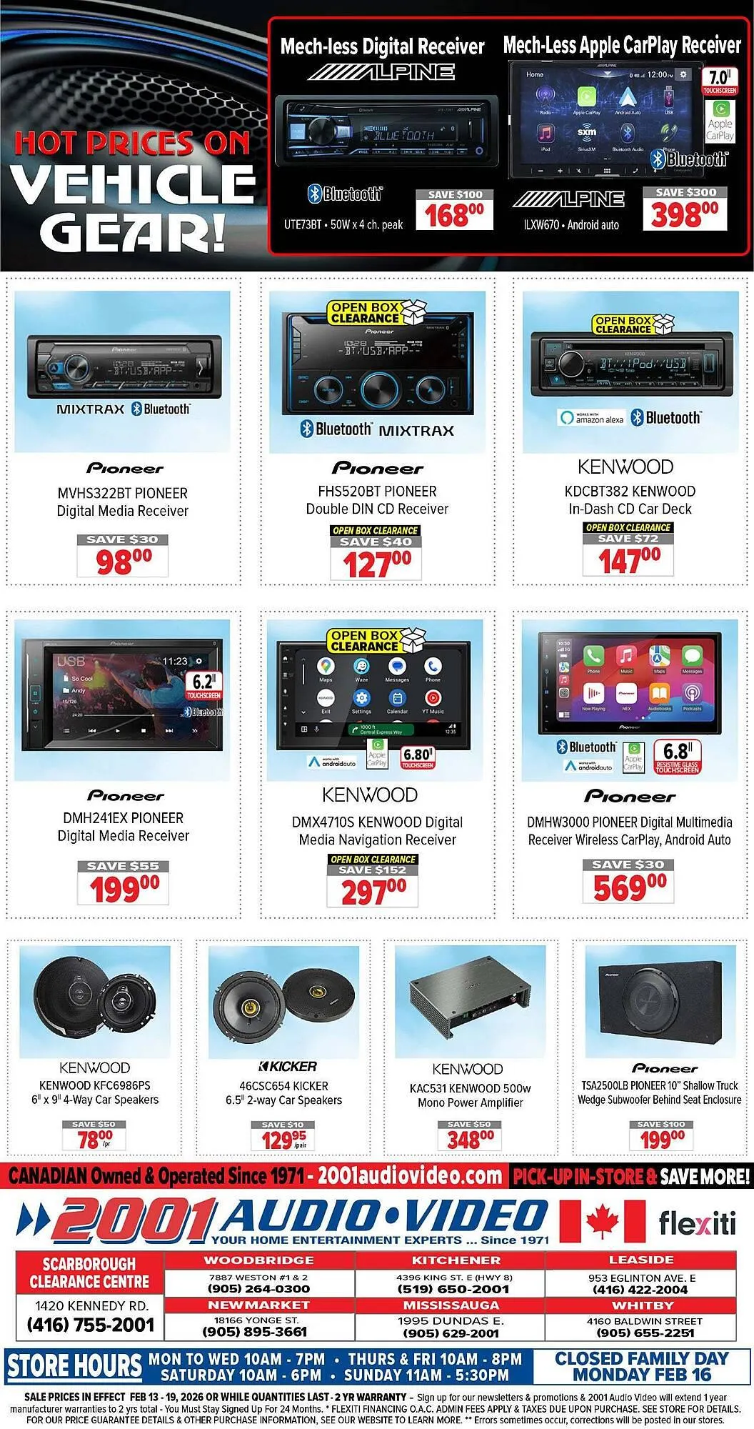 2001 Audio Video flyer from February 13 to February 20 2026 - flyer page 15