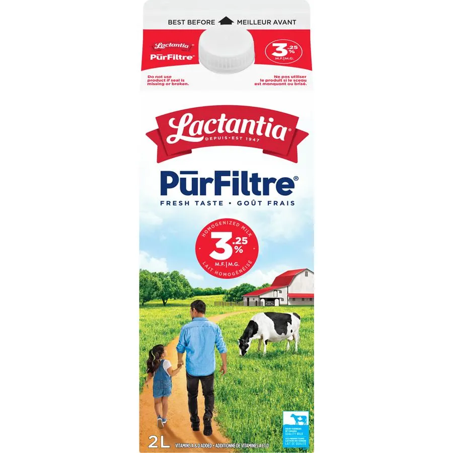 Purfiltre Lait Entier 325 %