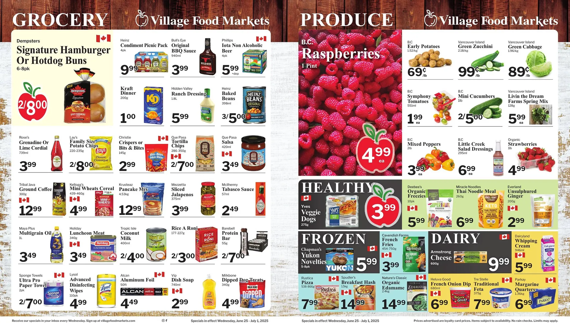 Village Food Markets flyer from June 25 to July 1 2025 - flyer page 2