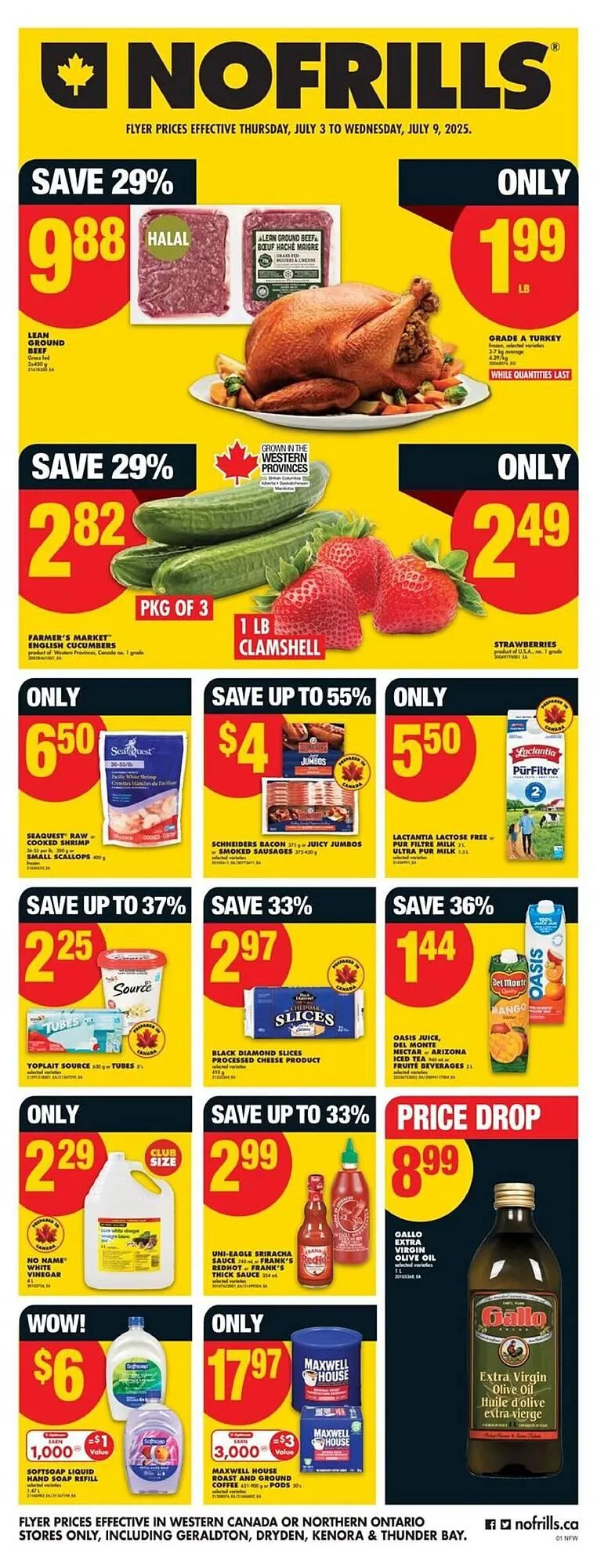 No Frills flyer from July 3 to July 10 2025 - flyer page 1