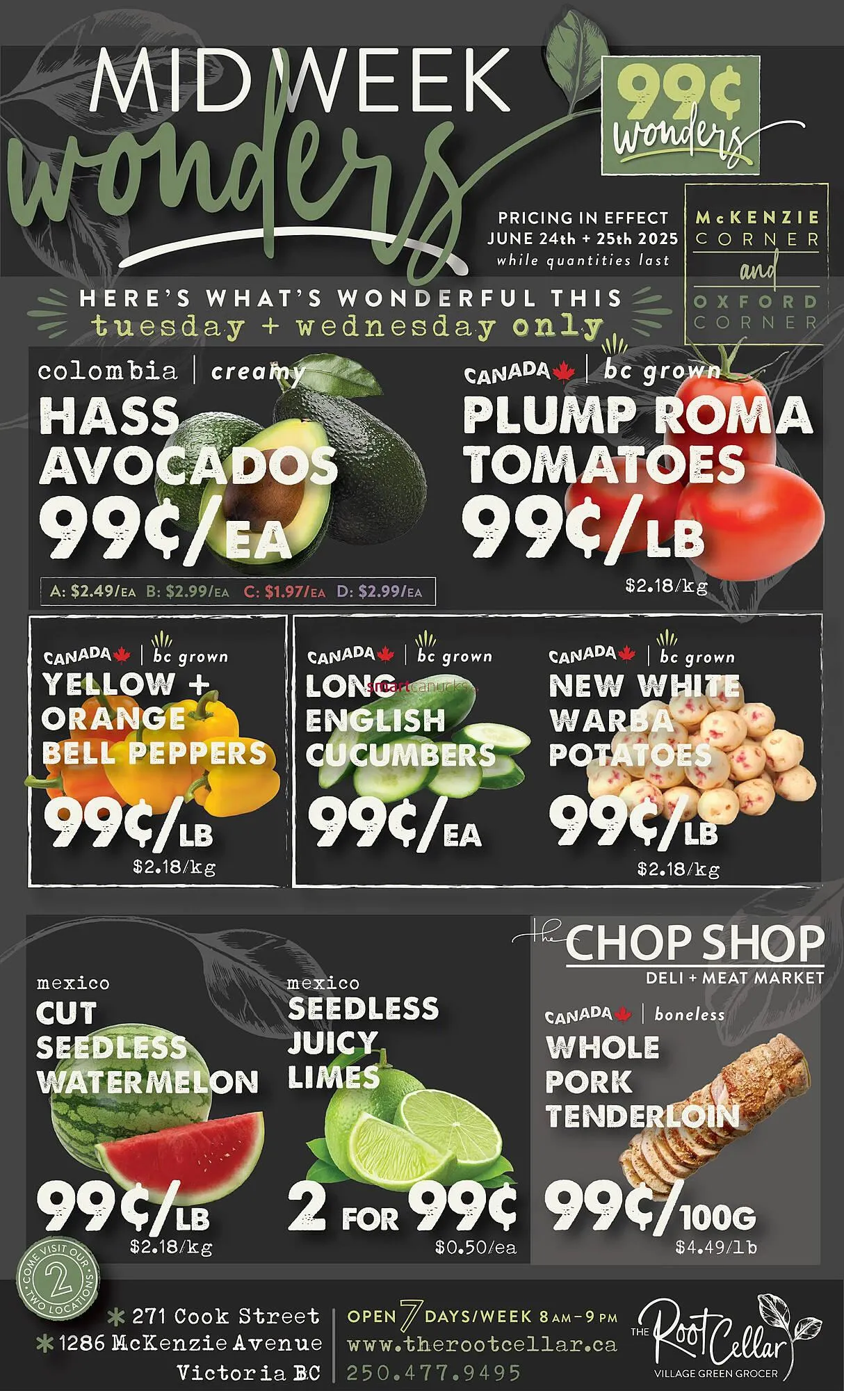 The Root Cellar flyer - 1