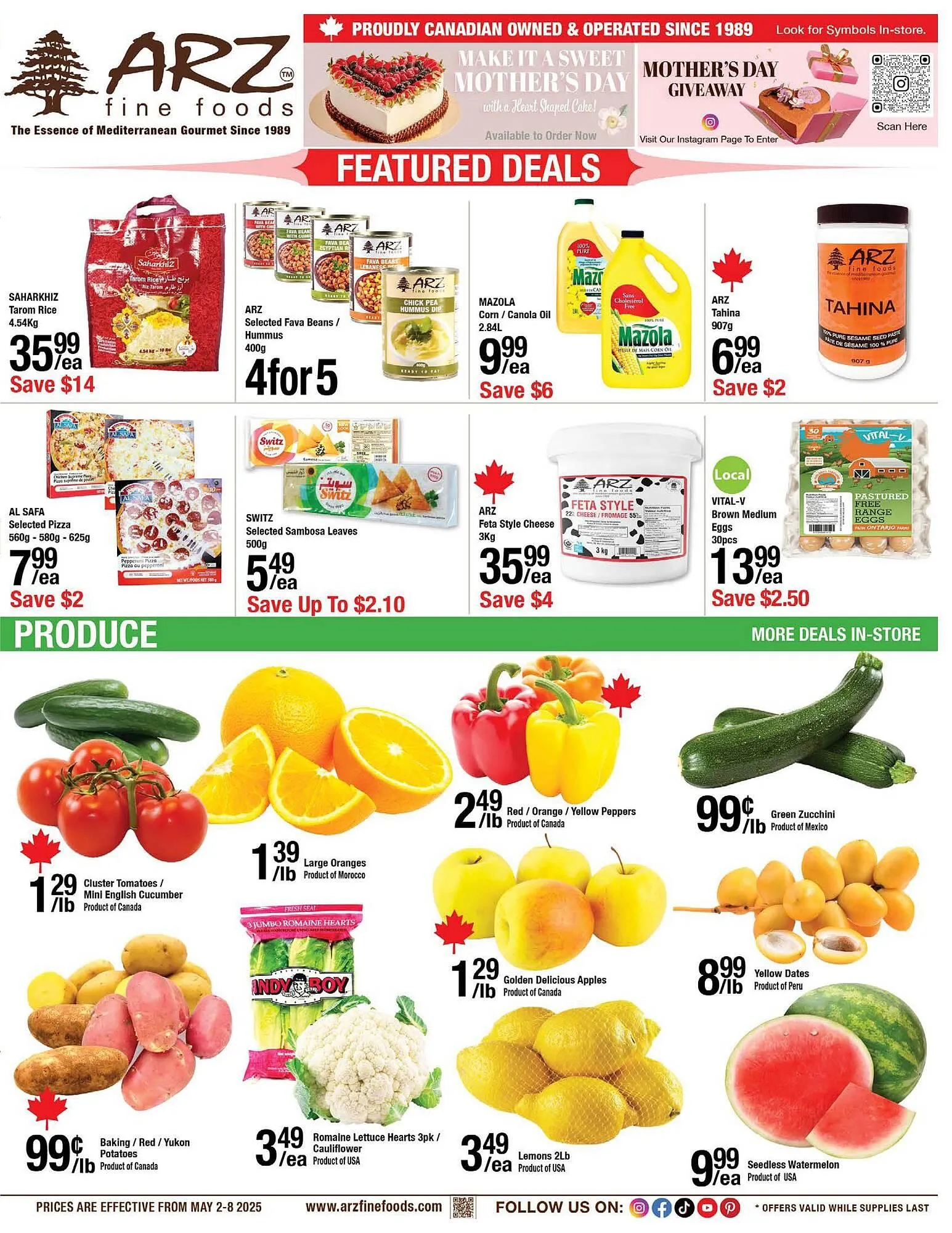 Arz Fine Foods flyer - 1