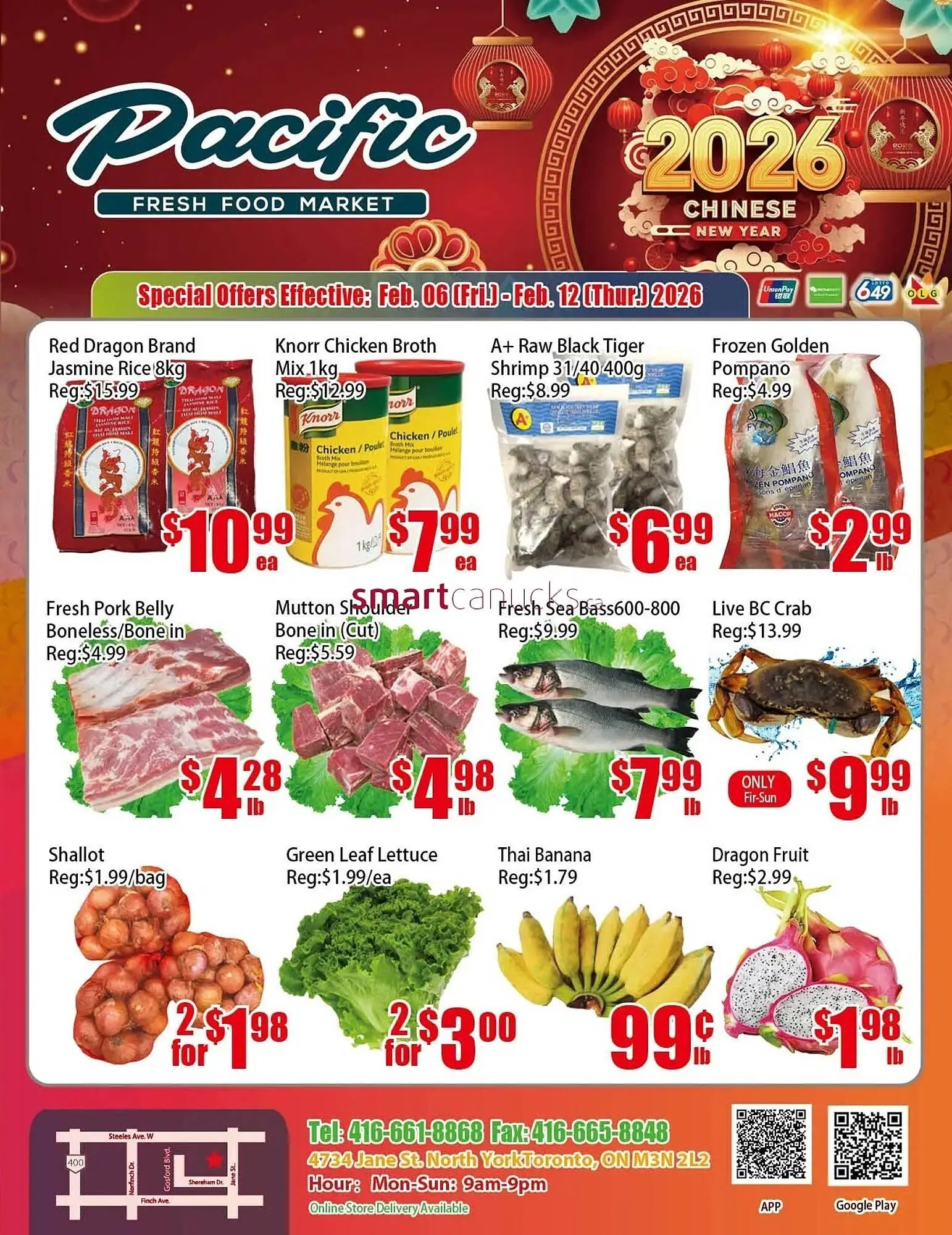 New Pacific Supermarket flyer - 1