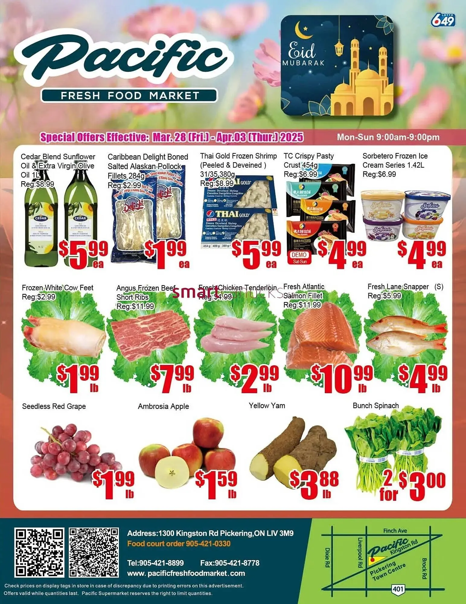 New Pacific Supermarket flyer from March 28 to April 3 2025 - flyer page 1