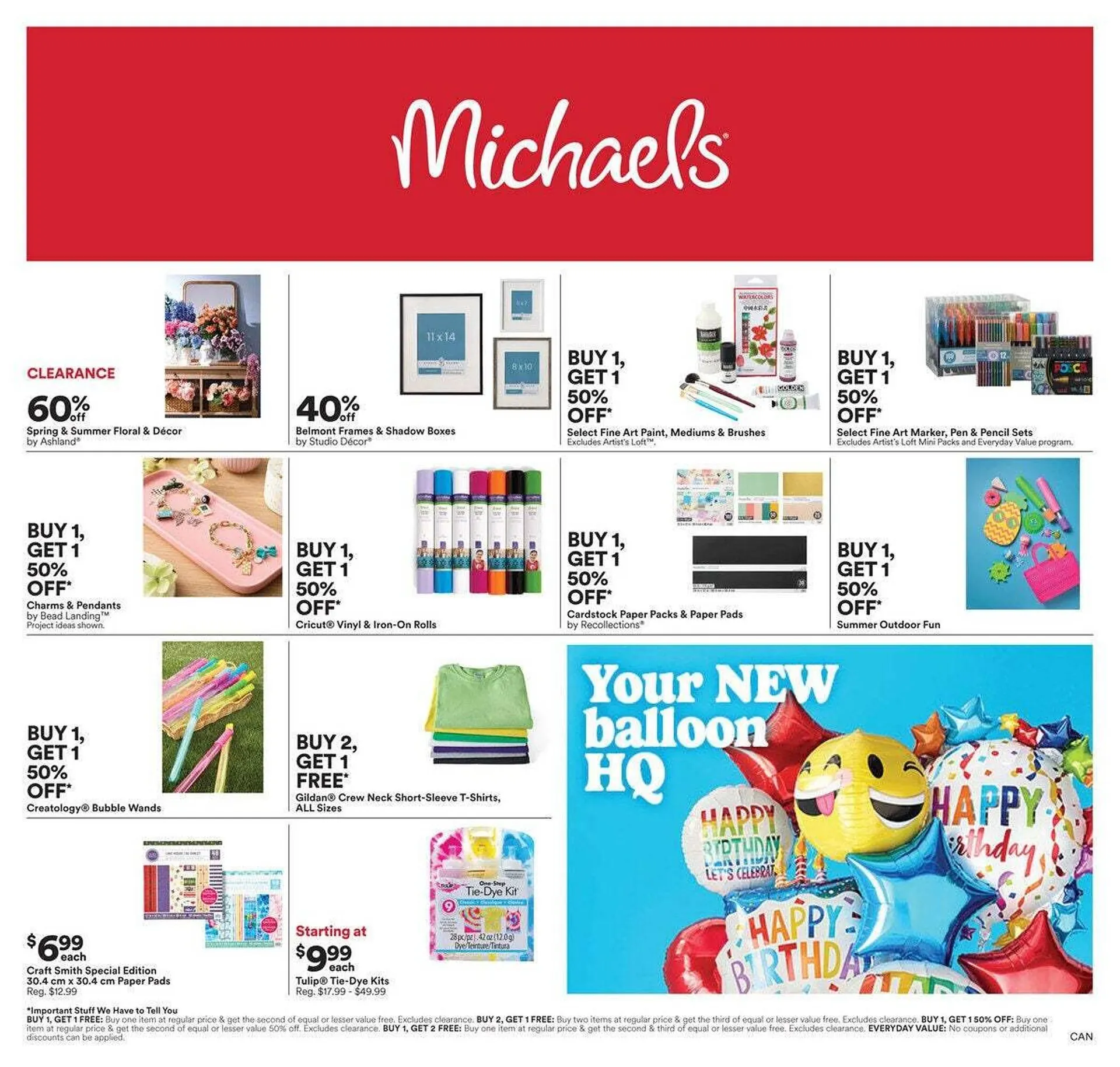 Michaels flyer - 1