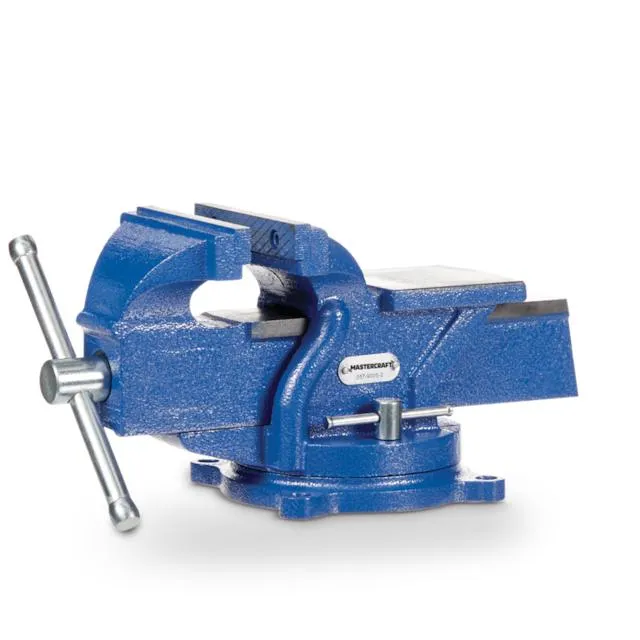 Mastercraft Vise with Swivel Base, 5-in