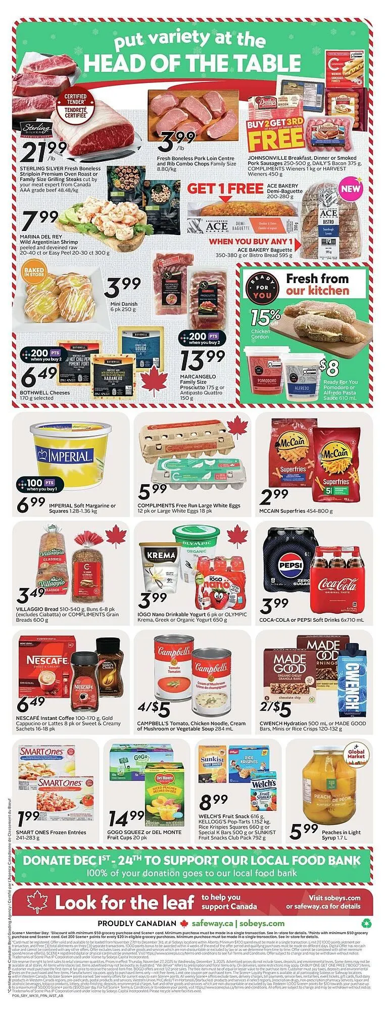 Safeway flyer from November 27 to December 18 2025 - flyer page 4
