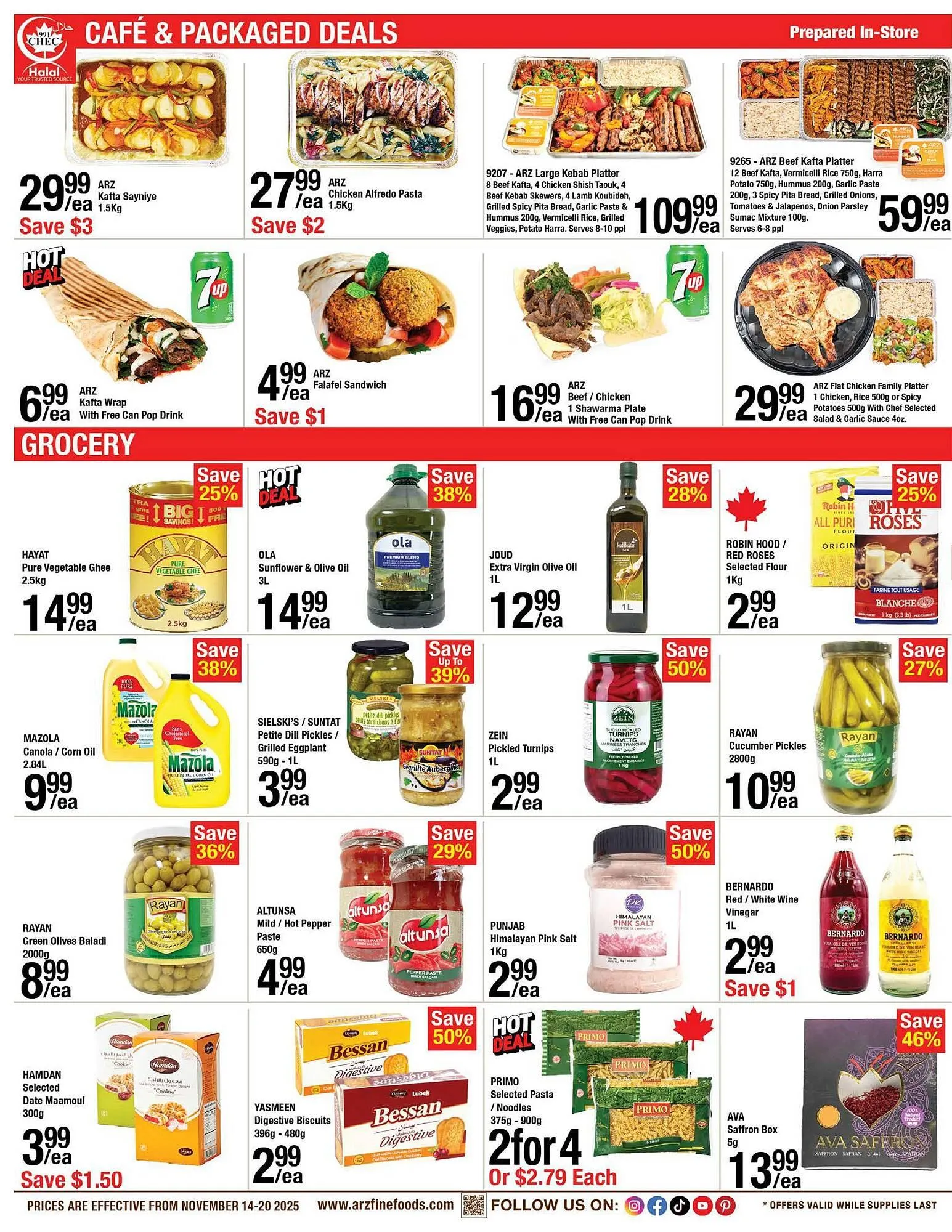 Arz Fine Foods flyer from November 14 to November 19 2025 - flyer page 2