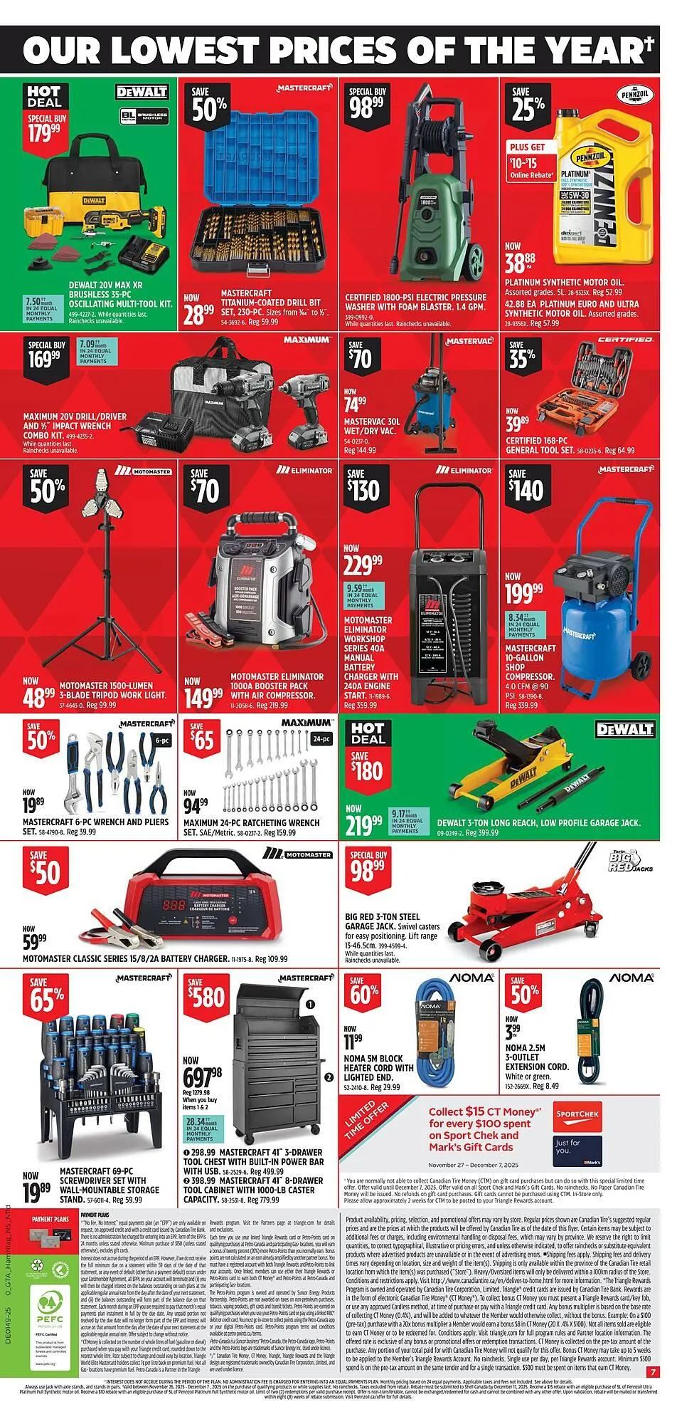 Canadian Tire flyer from November 24 to December 28 2025 - flyer page 7