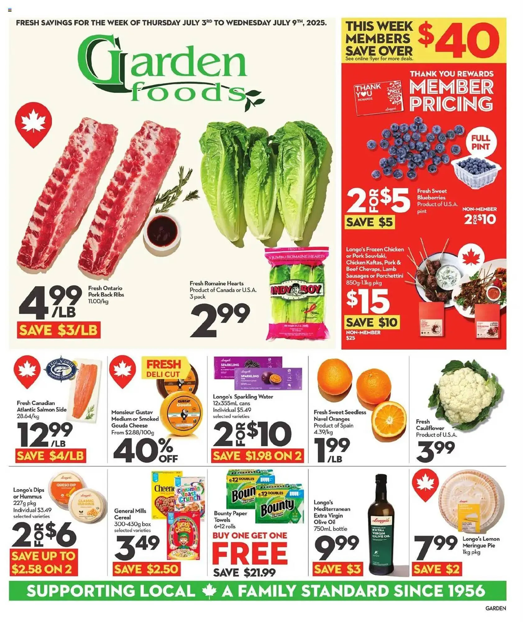 Longo's flyer from July 3 to July 9 2025 - flyer page 1