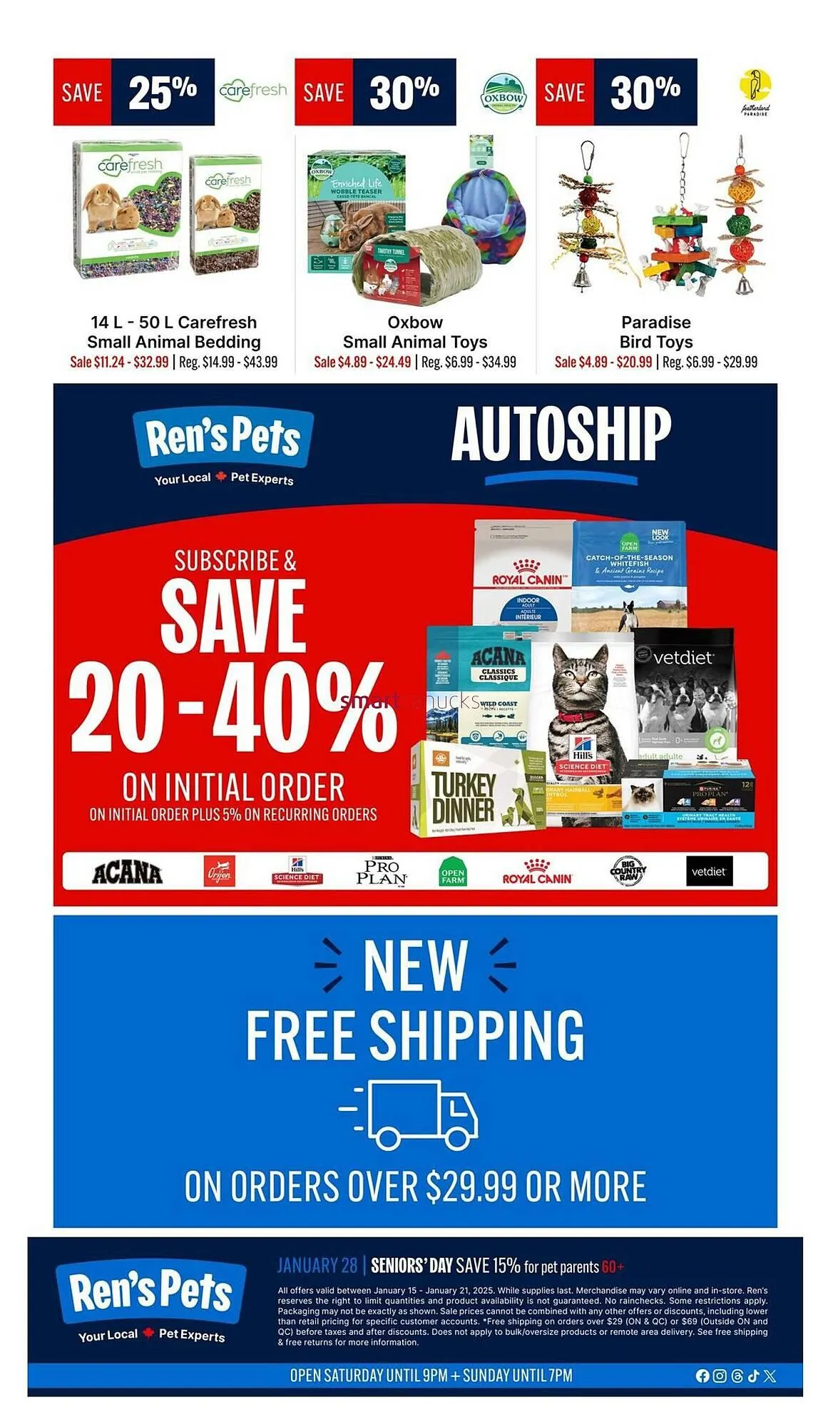 Ren’s Pets Depot flyer from January 15 to January 21 2026 - flyer page 7