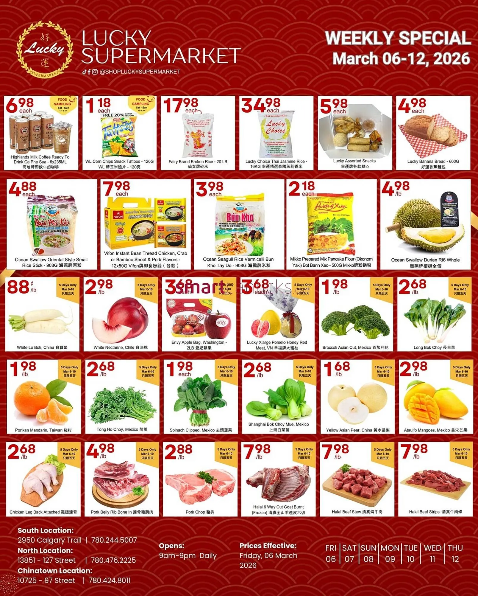 Lucky Supermarket flyer from March 6 to March 12 2026 - flyer page 1