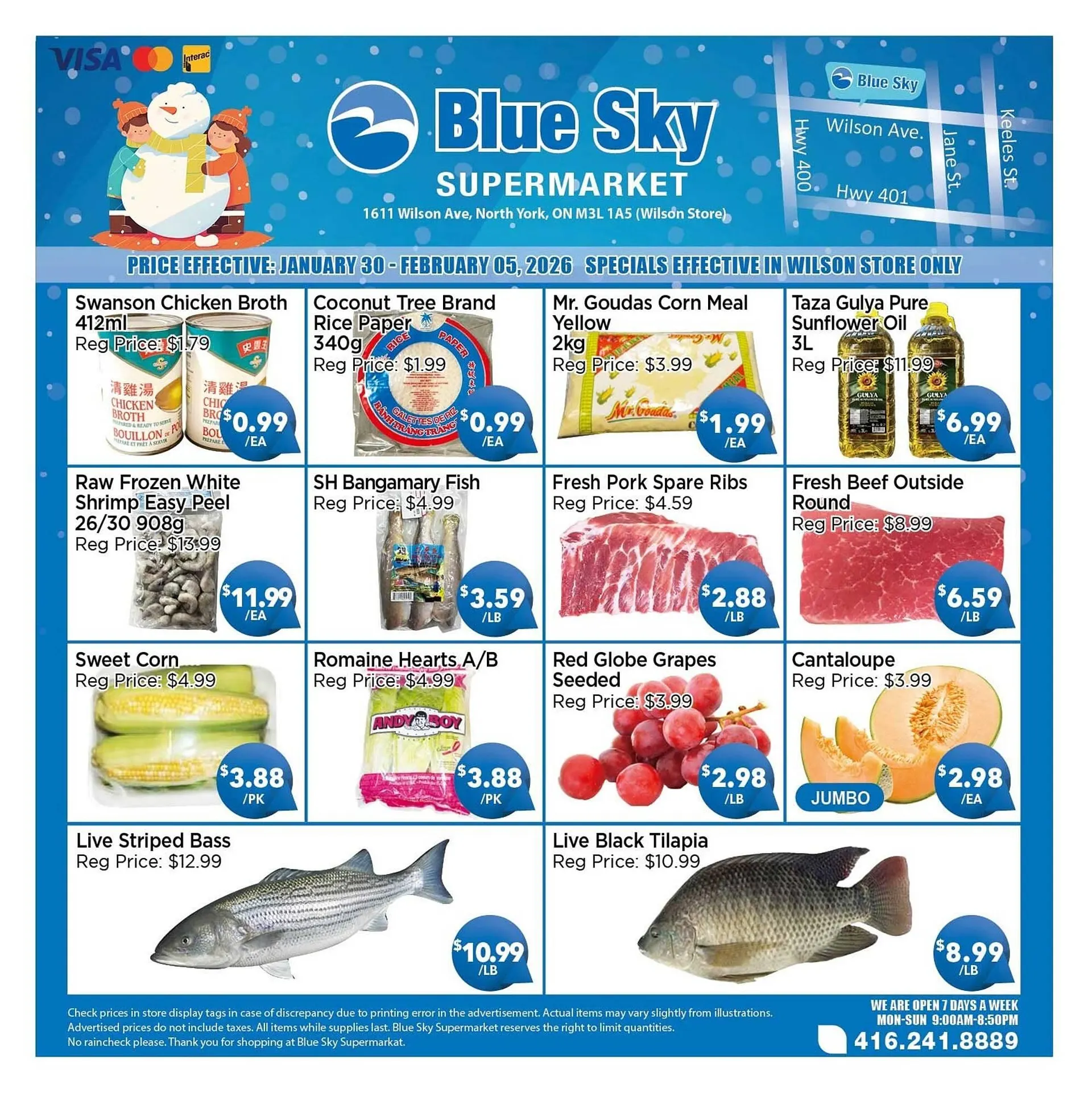 Blue Sky Supermarket flyer - 1
