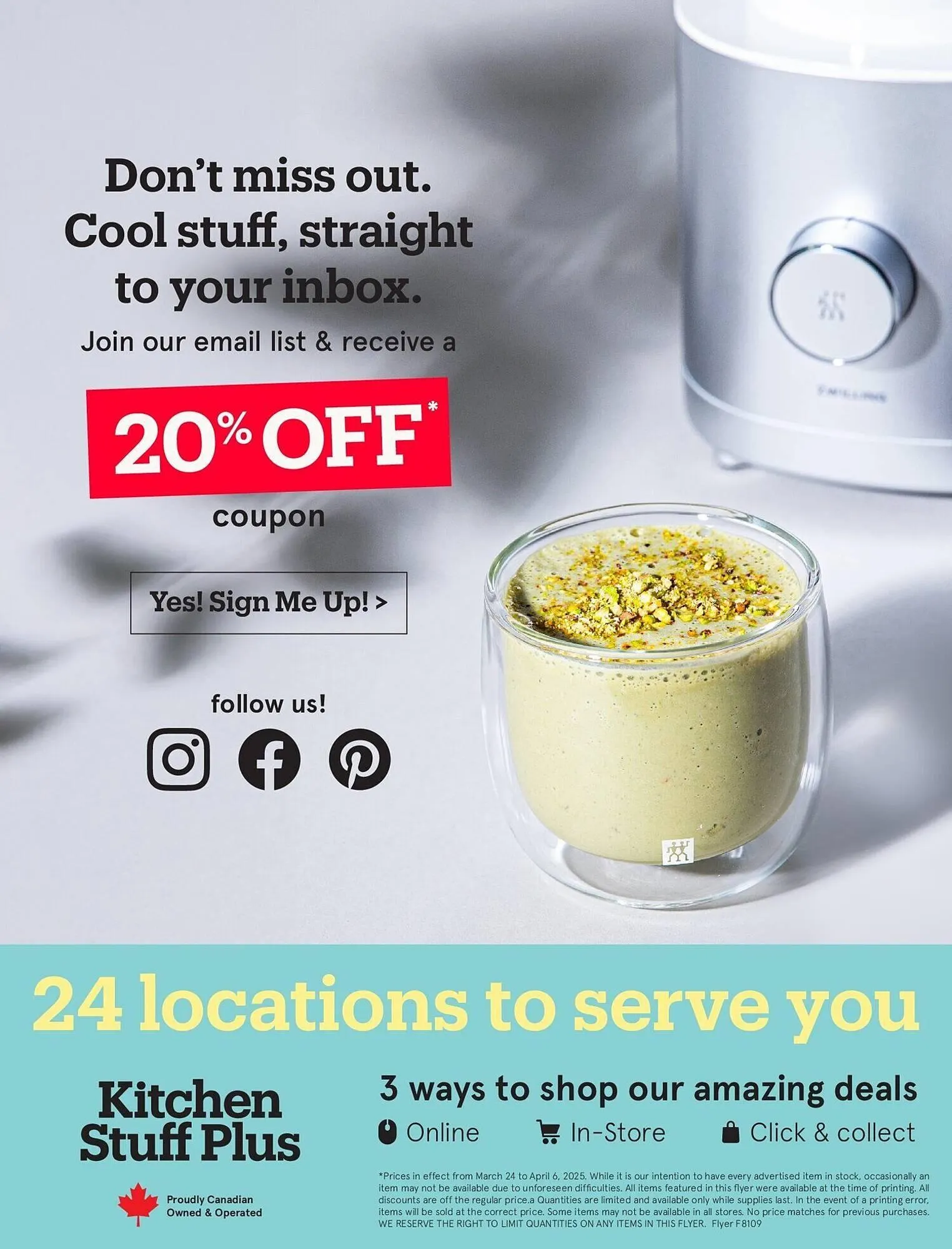 Kitchen Stuff Plus flyer from March 27 to April 3 2025 - flyer page 14