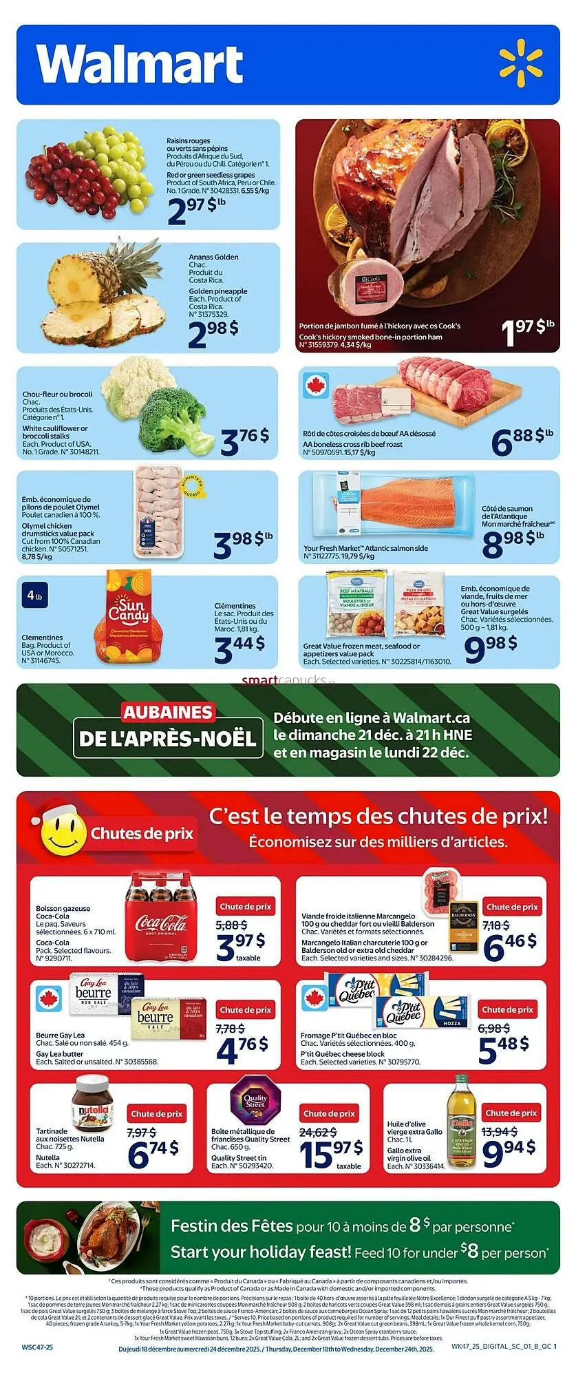 Walmart flyer from December 18 to December 24 2025 - flyer page 1