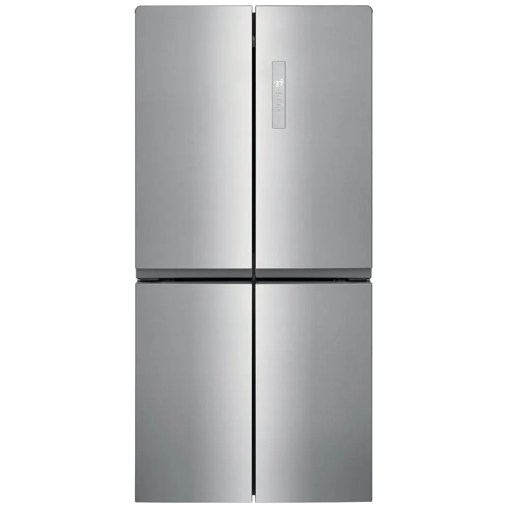 Frigidaire FRQG1721AV French Door Refrigerator, 33 inch Width, Counter Depth, 17.4 cu. ft. Capacity, Brushed Steel colour