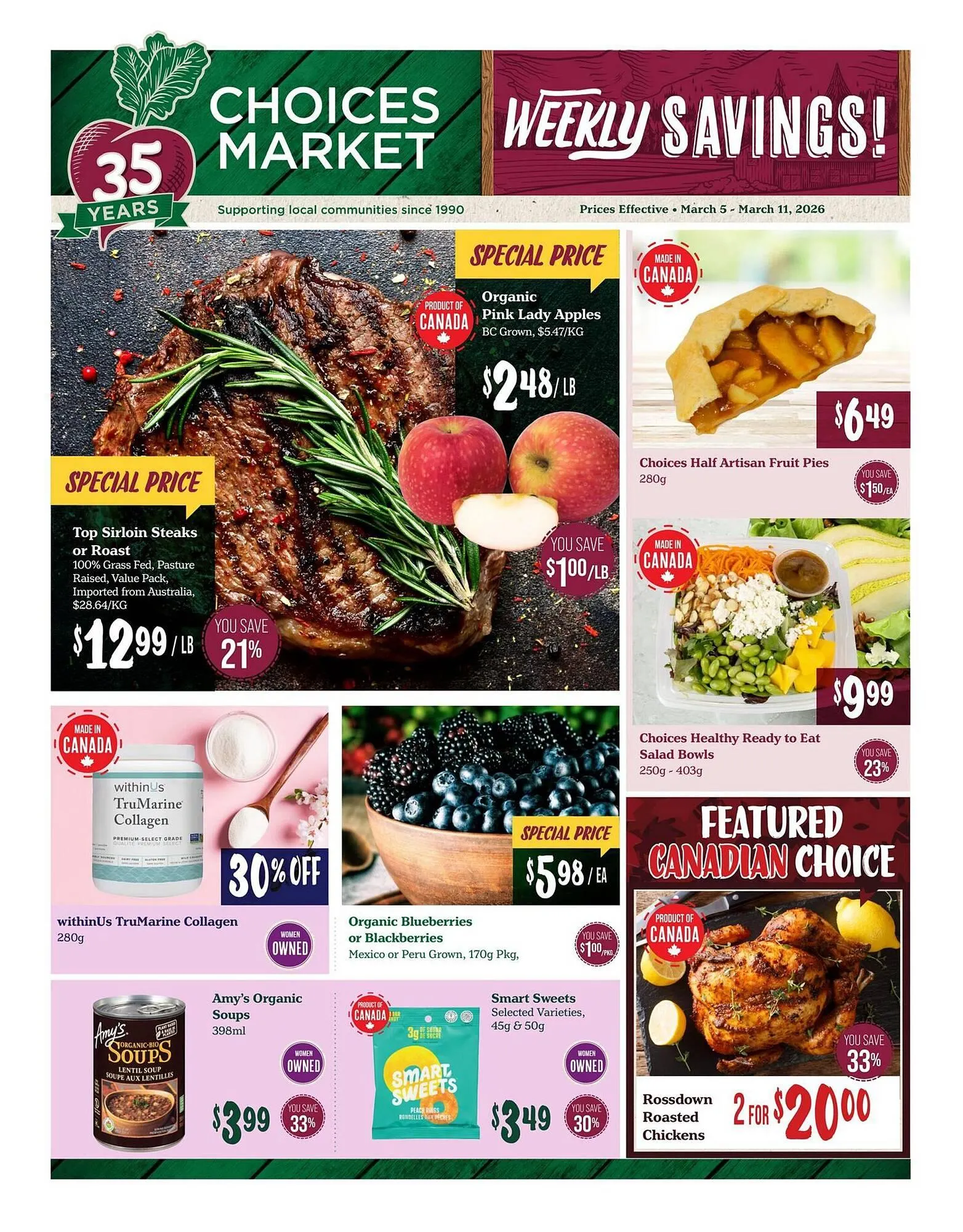 Choices Market flyer from March 5 to March 11 2026 - flyer page 1