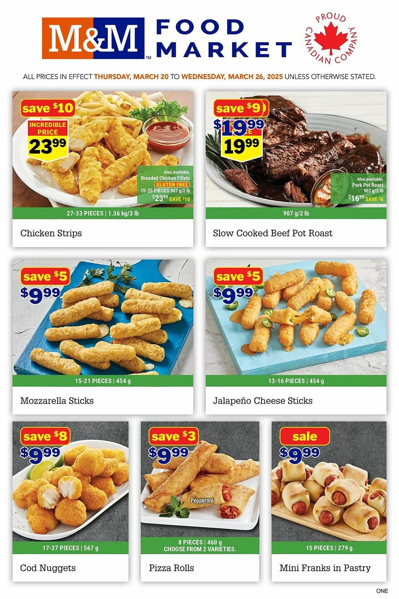 M & M Food Market flyer - 1