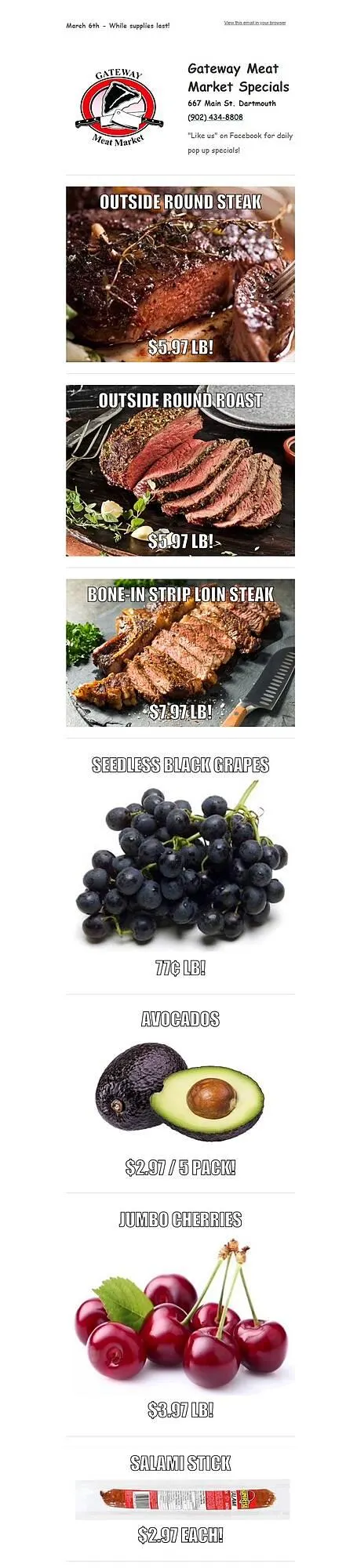 Grocery Gateway flyer - 1