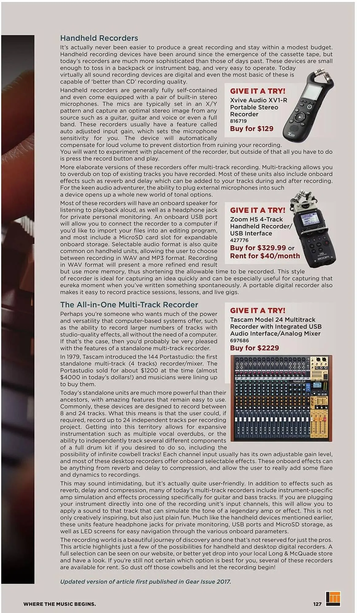 Long & McQuade flyer from October 9 to October 31 2025 - flyer page 127