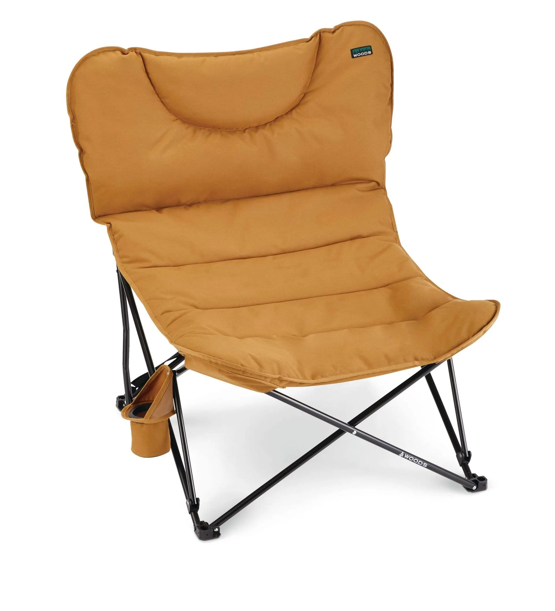 Woods™ Mammoth Folding Camping Chair w/ Cup Holder, Dijon