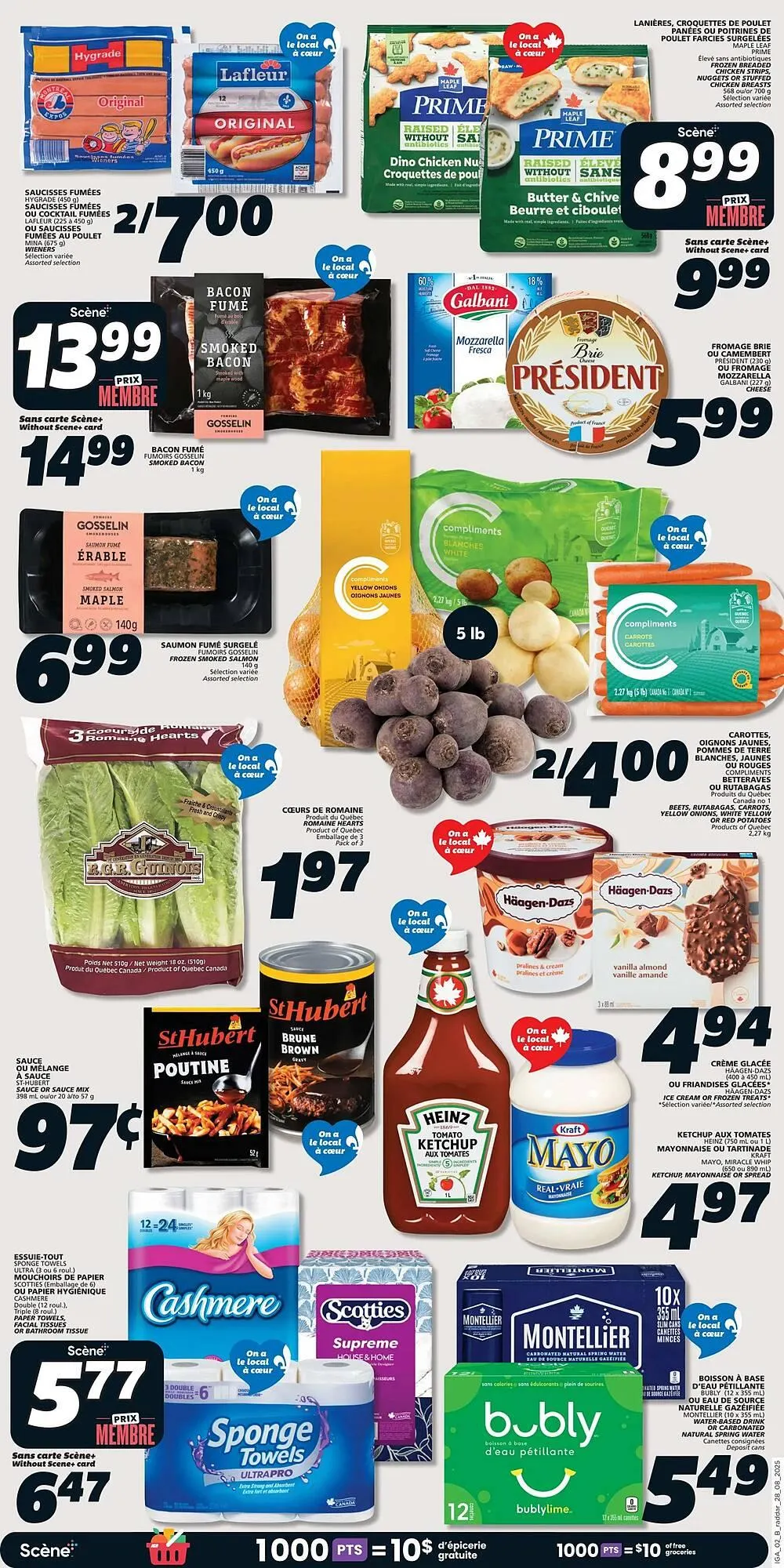 IGA flyer from August 28 to September 3 2025 - flyer page 2
