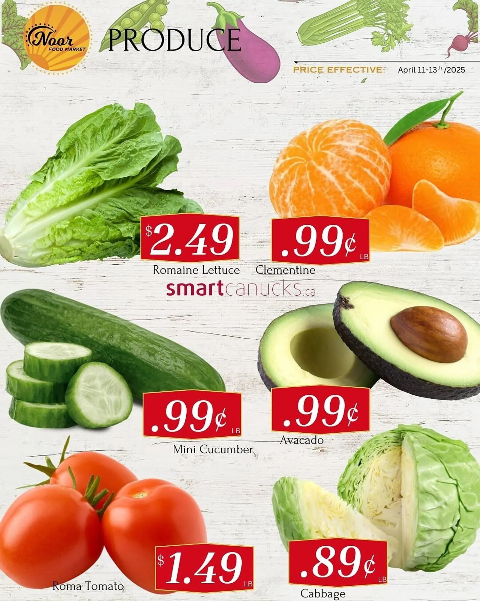 Noor Food Market flyer from April 11 to April 17 2025 - flyer page 2