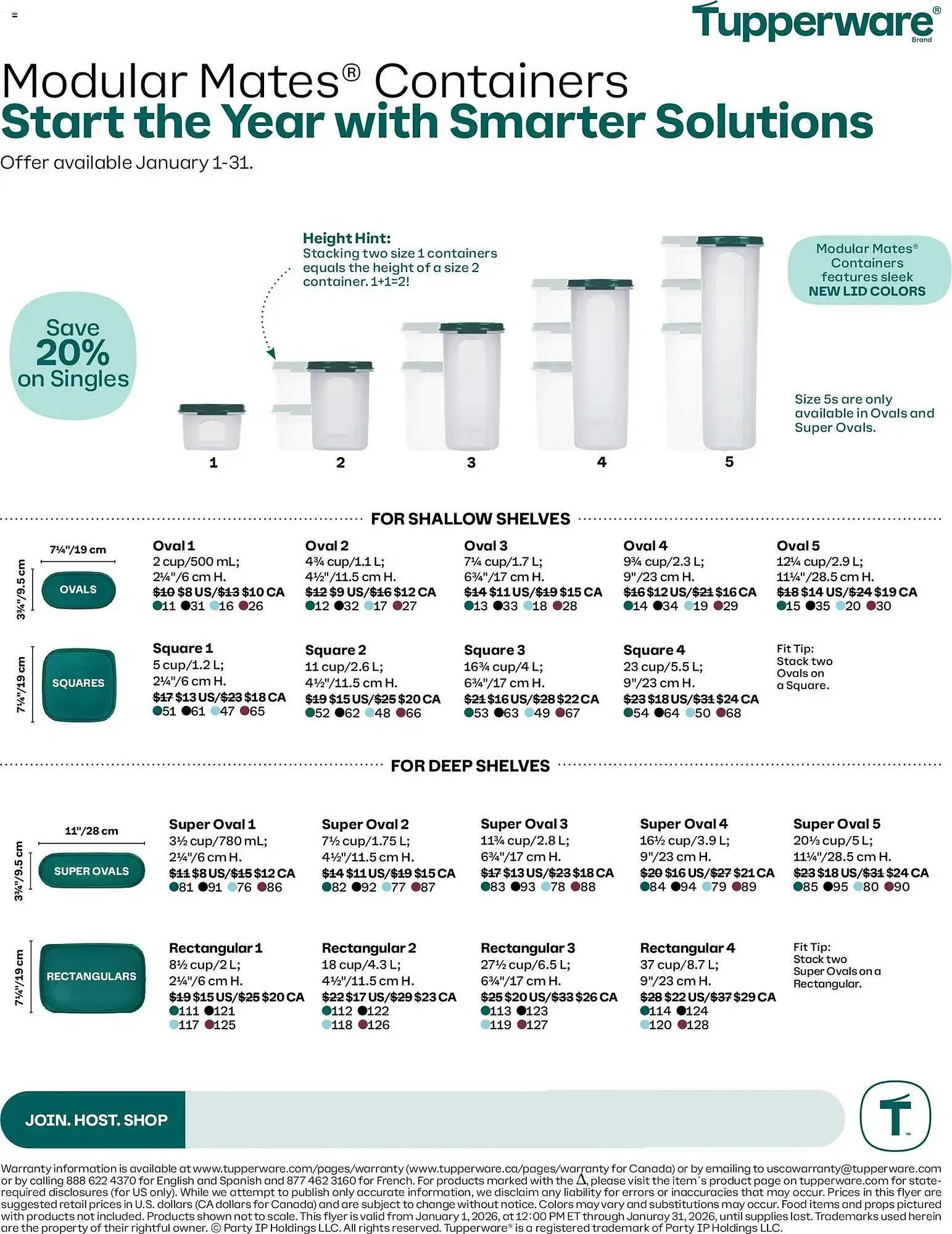 Tupperware flyer - 1