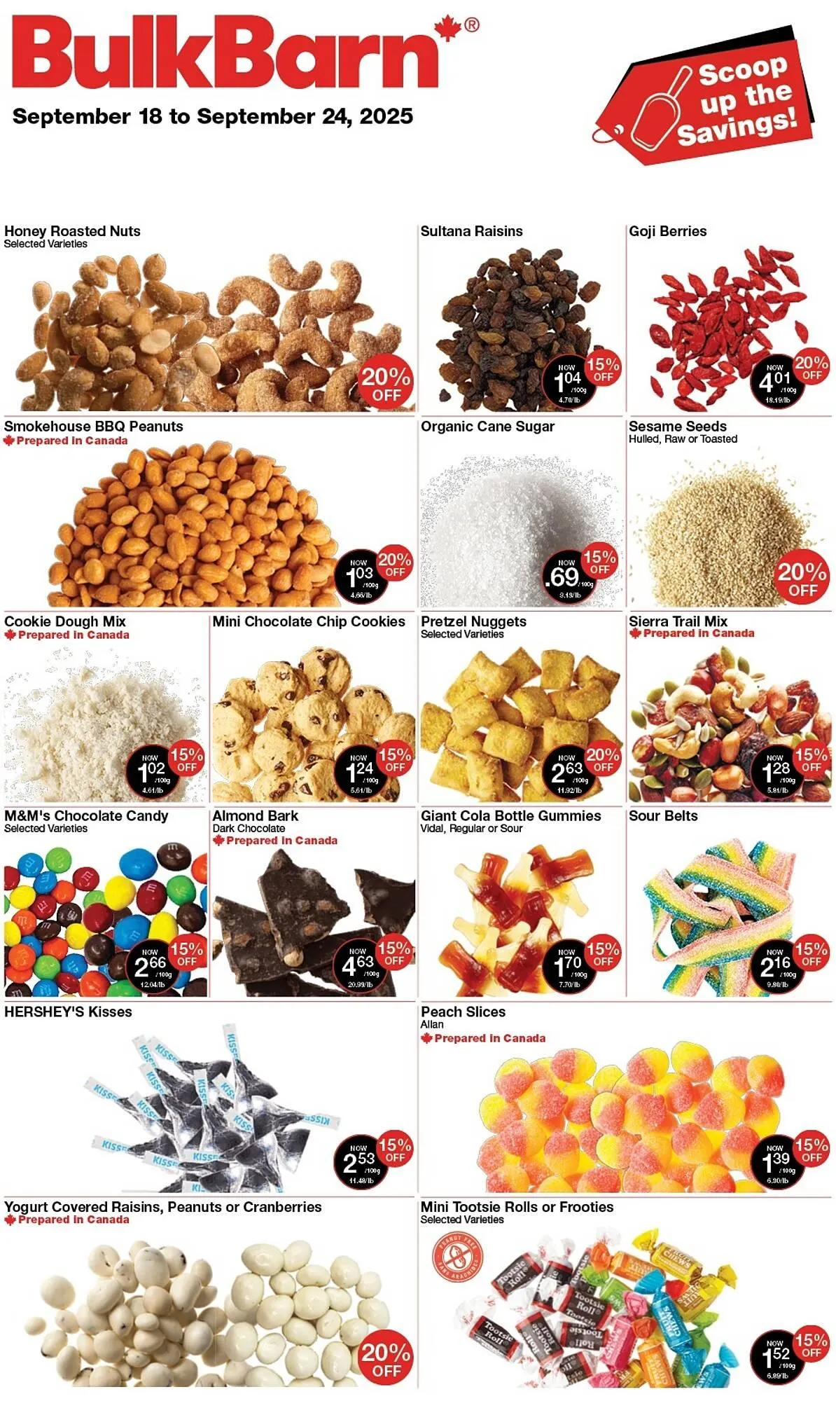 Bulk Barn flyer from September 18 to September 21 2025 - flyer page 1
