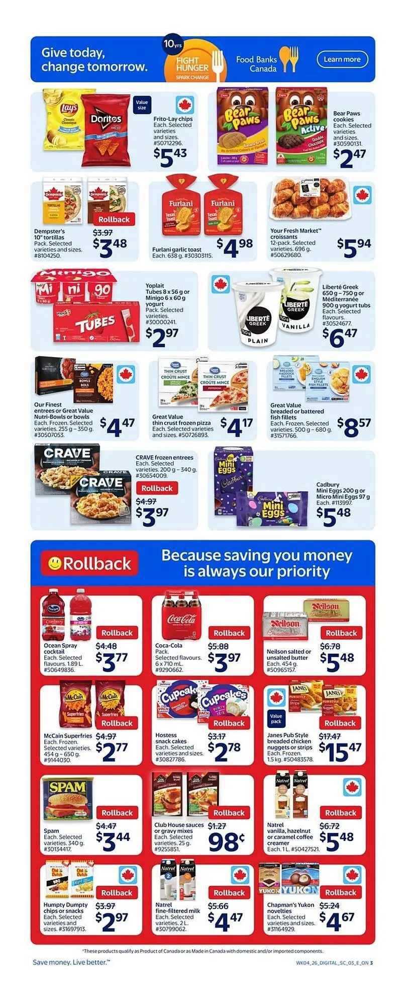 Walmart flyer from February 19 to February 25 2026 - flyer page 4