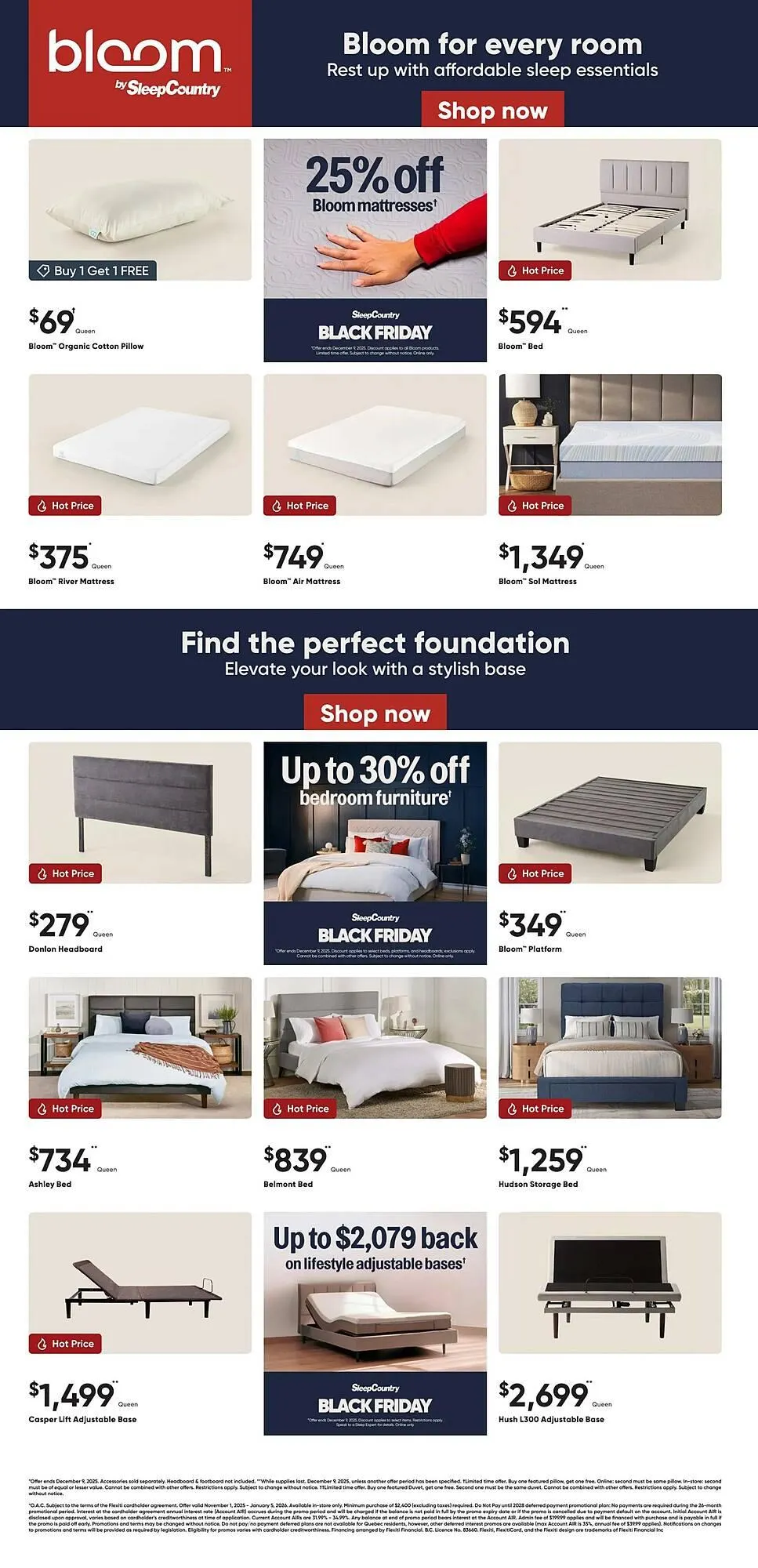 Sleep Country flyer from October 30 to November 5 2025 - flyer page 4