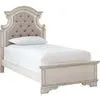 Realyn Twin Bed - Chipped White