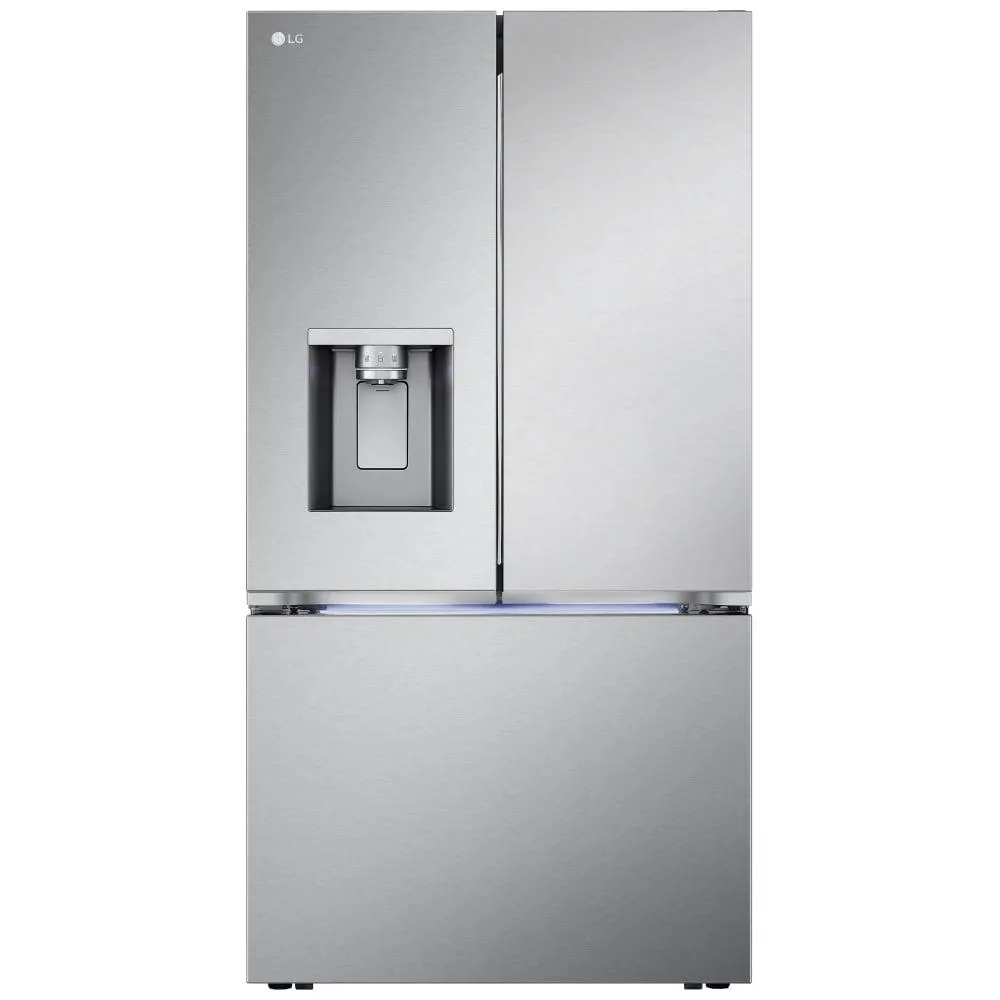 LG LRYXC2606S French Door Refrigerator, 36 inch Width, ENERGY STAR Certified, Counter Depth, 26 cu. ft. Capacity, Stainless Steel colour Dual Ice Maker, Craft Ice, Air Filter, Cool Guard, UVnano