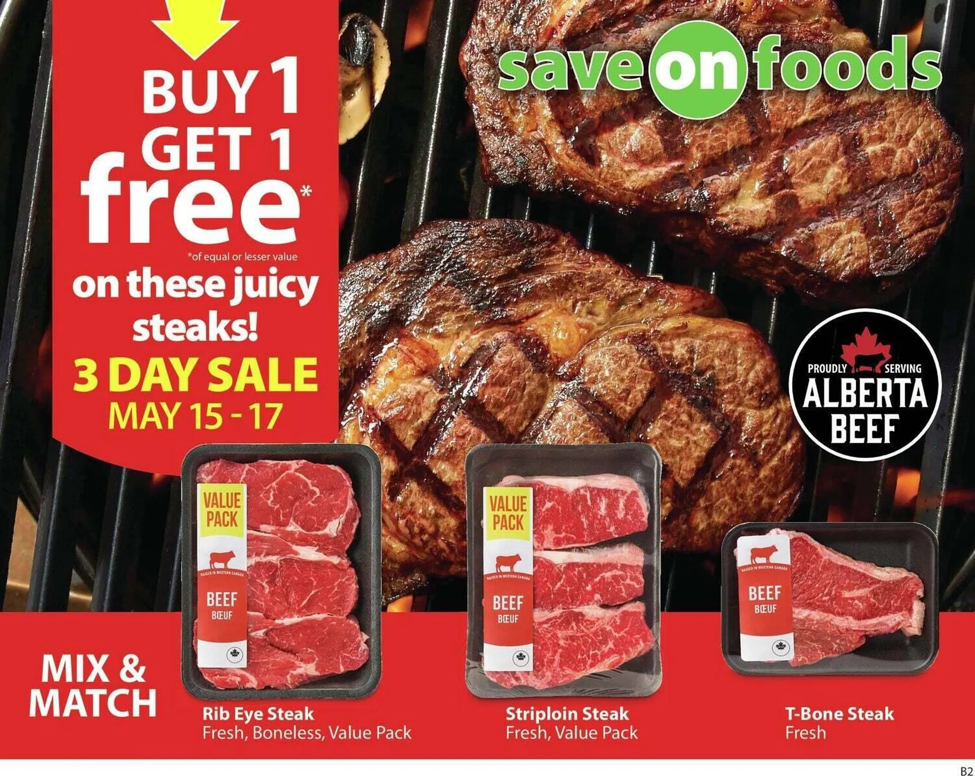 Save on Foods flyer from May 15 to May 22 2025 - flyer page 1