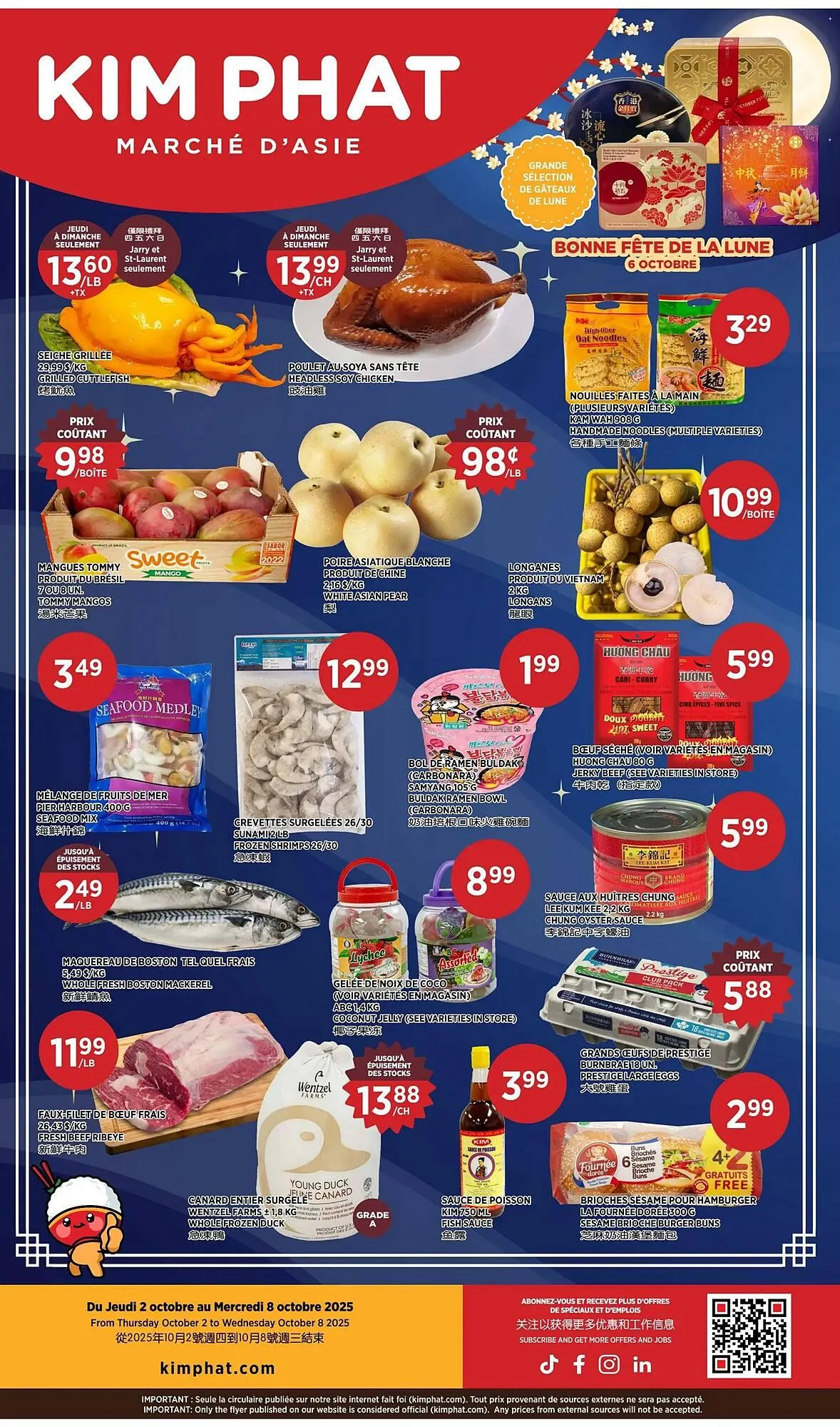 Kim Phat flyer from October 2 to October 8 2025 - flyer page 1