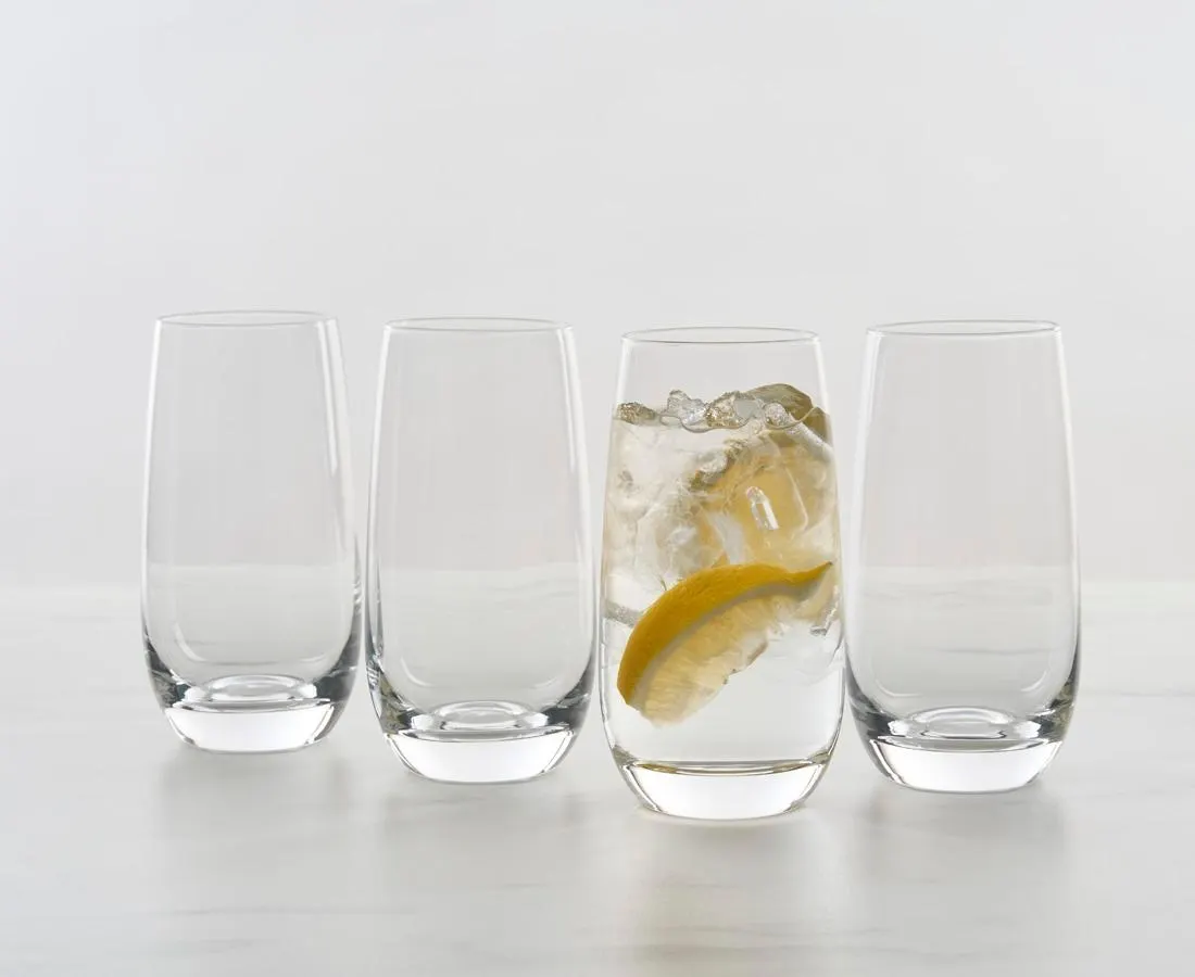 Massimo Tall Glasses, 490 ml, Set of 4