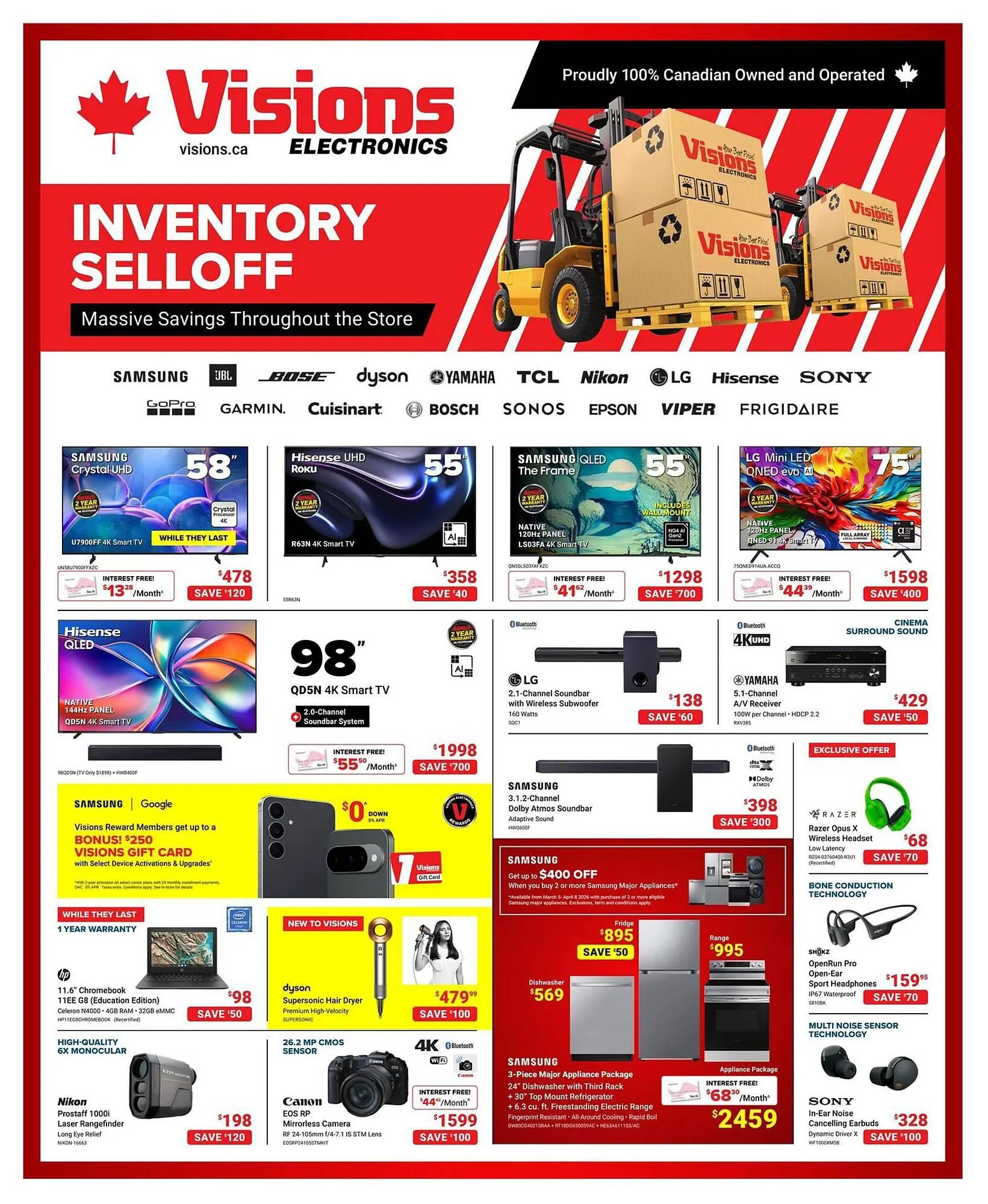 Visions Electronics flyer - 1