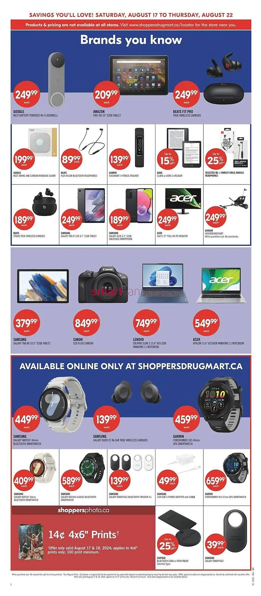 Shoppers Drug Mart flyer from August 15 to August 21 2024 - flyer page 15