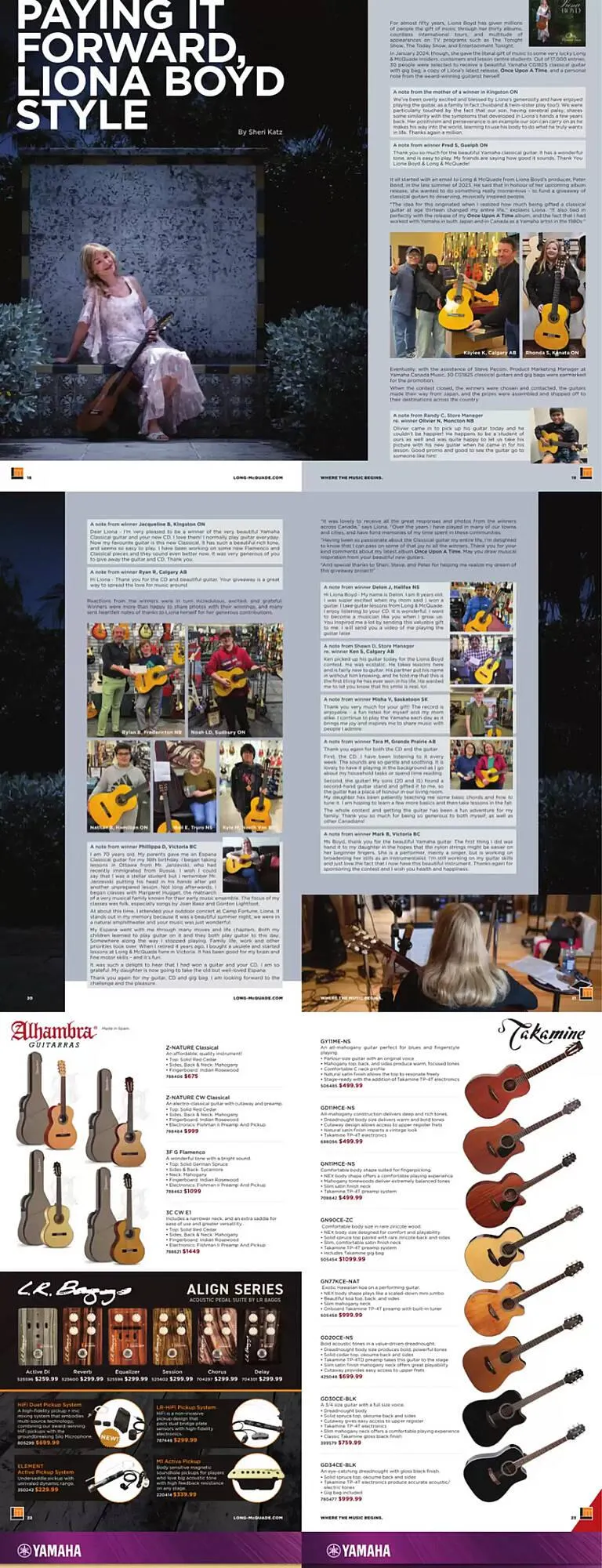 Long & McQuade flyer from September 30 to July 1 2025 - flyer page 4