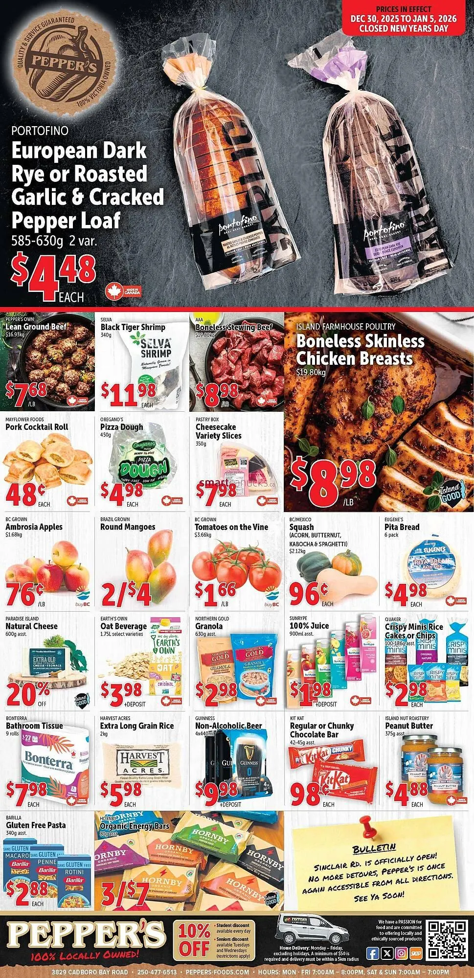 Pepper's Foods flyer from December 30 to January 5 2026 - flyer page 1