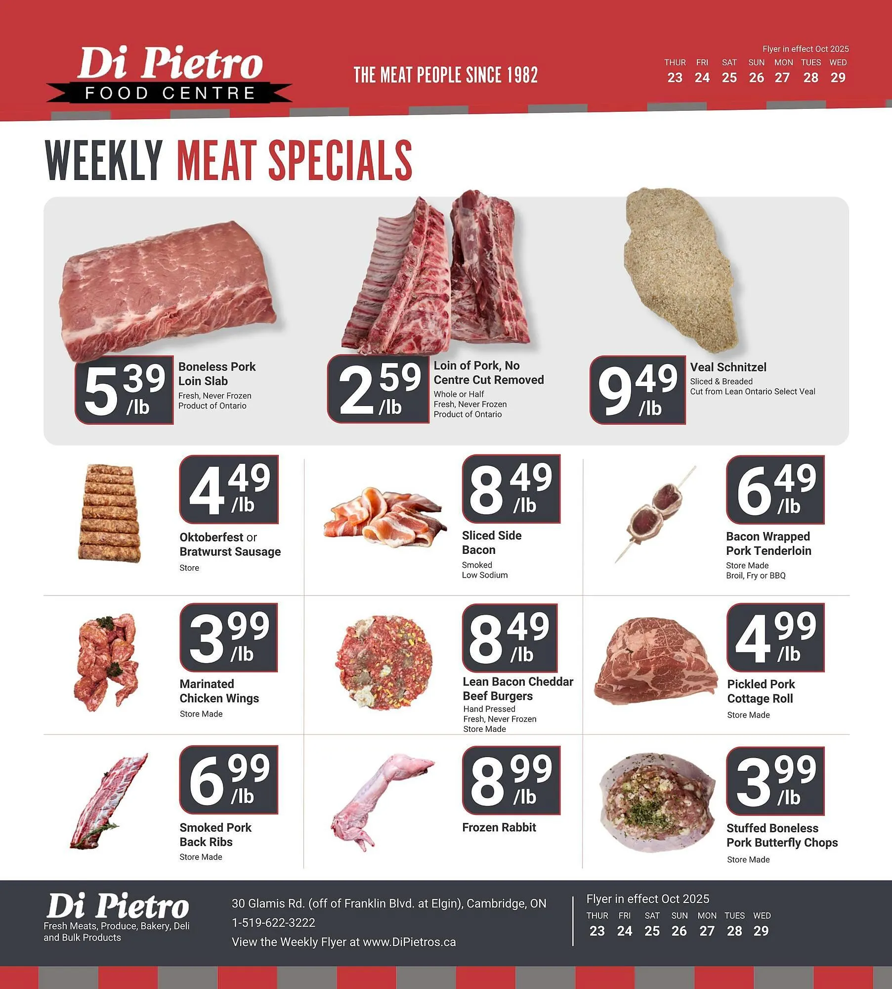 Di Pietro flyer from October 23 to November 5 2025 - flyer page 3