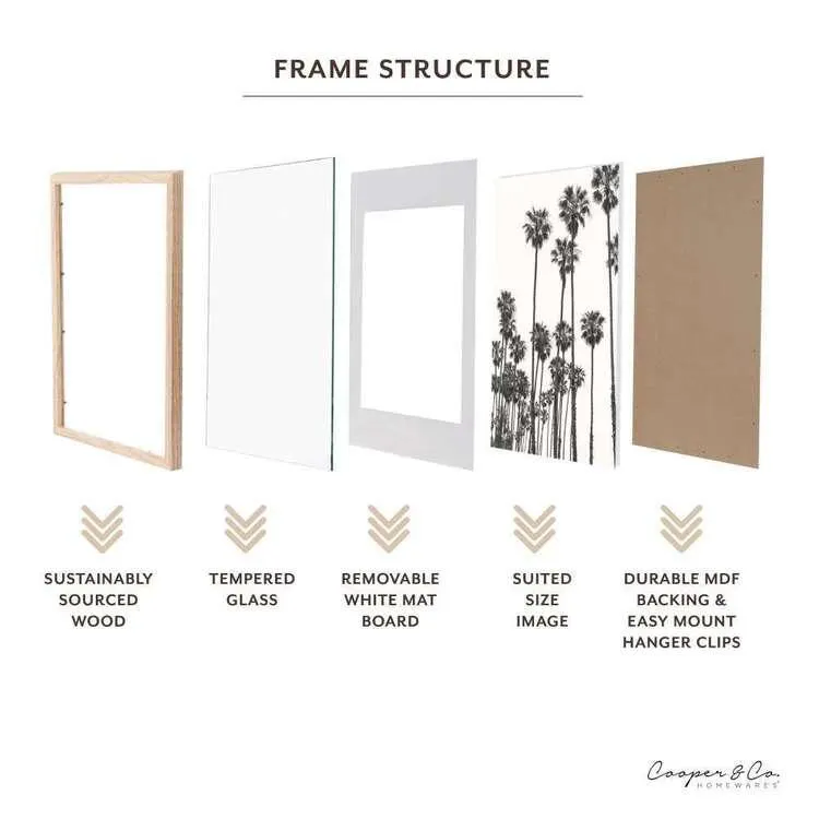 Cooper & Co Paradise A1 / A2 Wooden Frame Oak A1 / A2