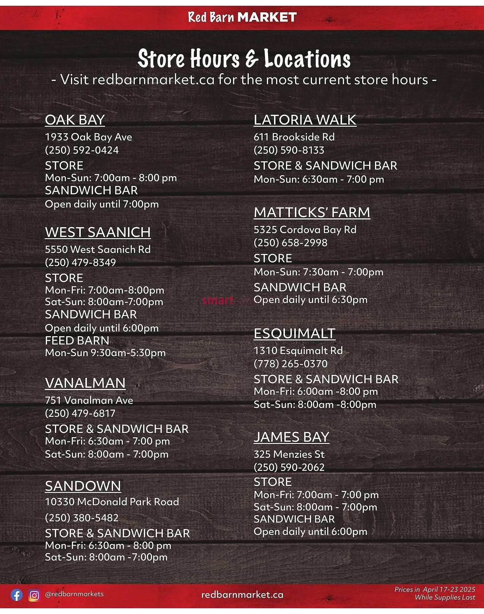 Red Barn Market flyer from April 17 to April 30 2025 - flyer page 10