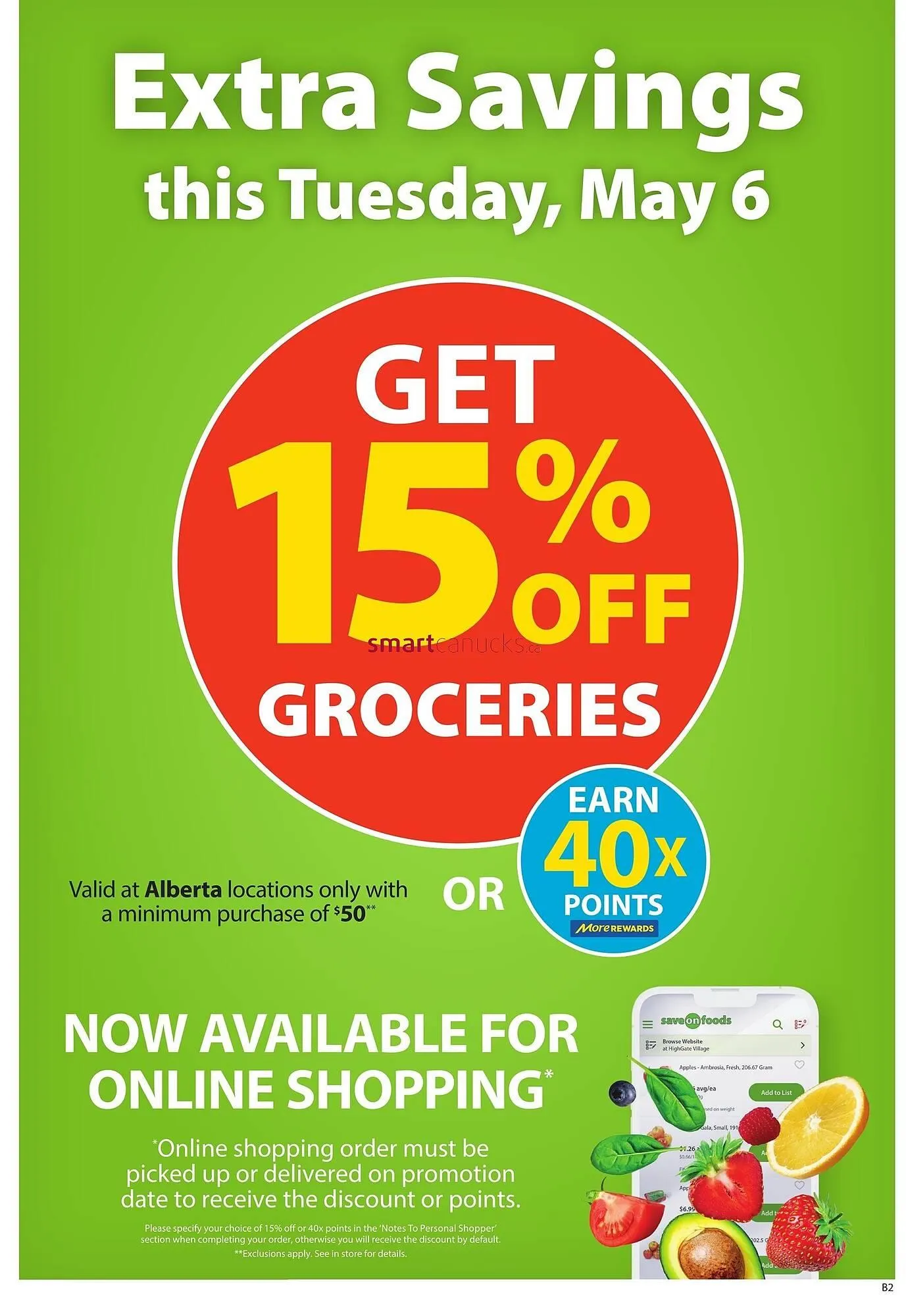 Save on Foods flyer from May 2 to May 8 2025 - flyer page 1