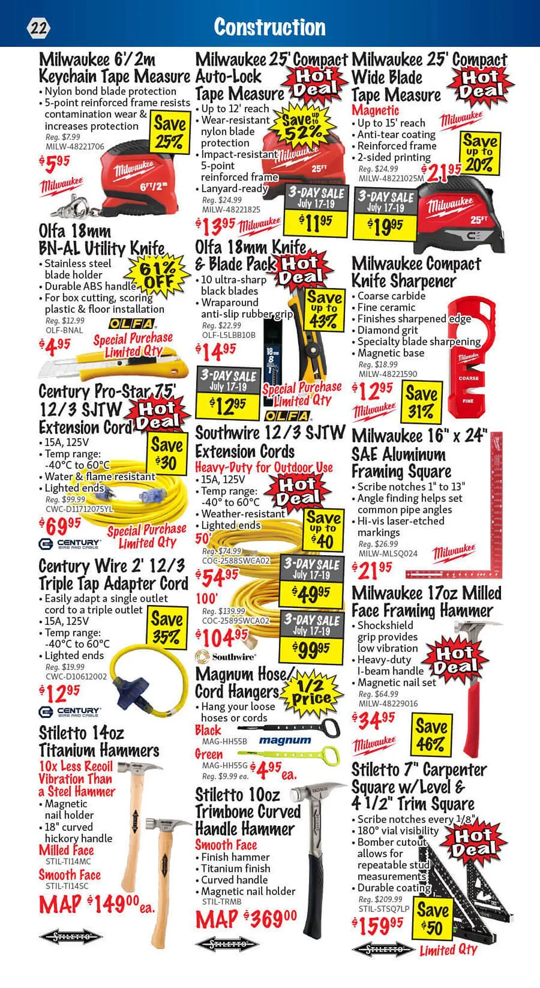 KMS Tools flyer from July 3 to July 9 2025 - flyer page 22