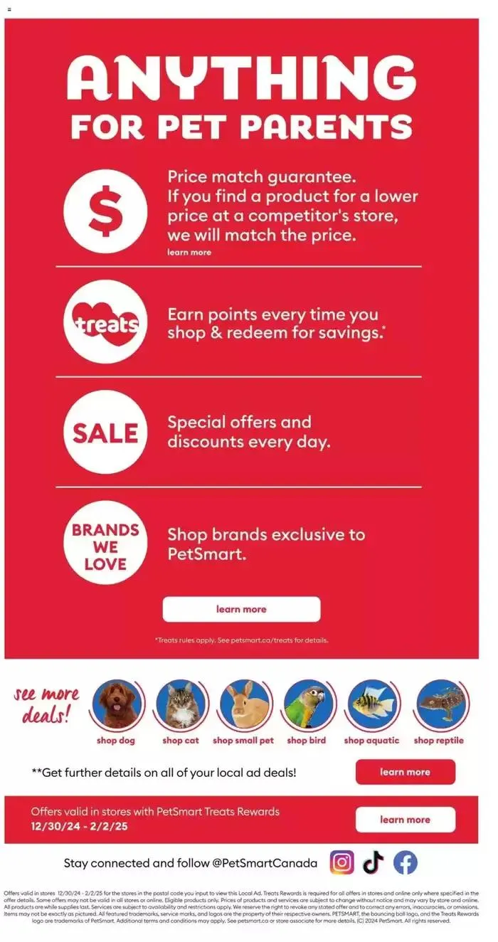 Petsmart weekly flyer from December 30 to February 2 2025 - flyer page 2