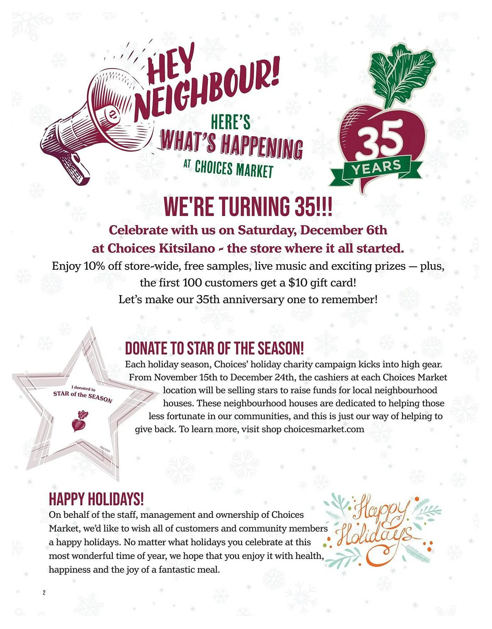 Choices Market flyer from December 1 to December 31 2025 - flyer page 2