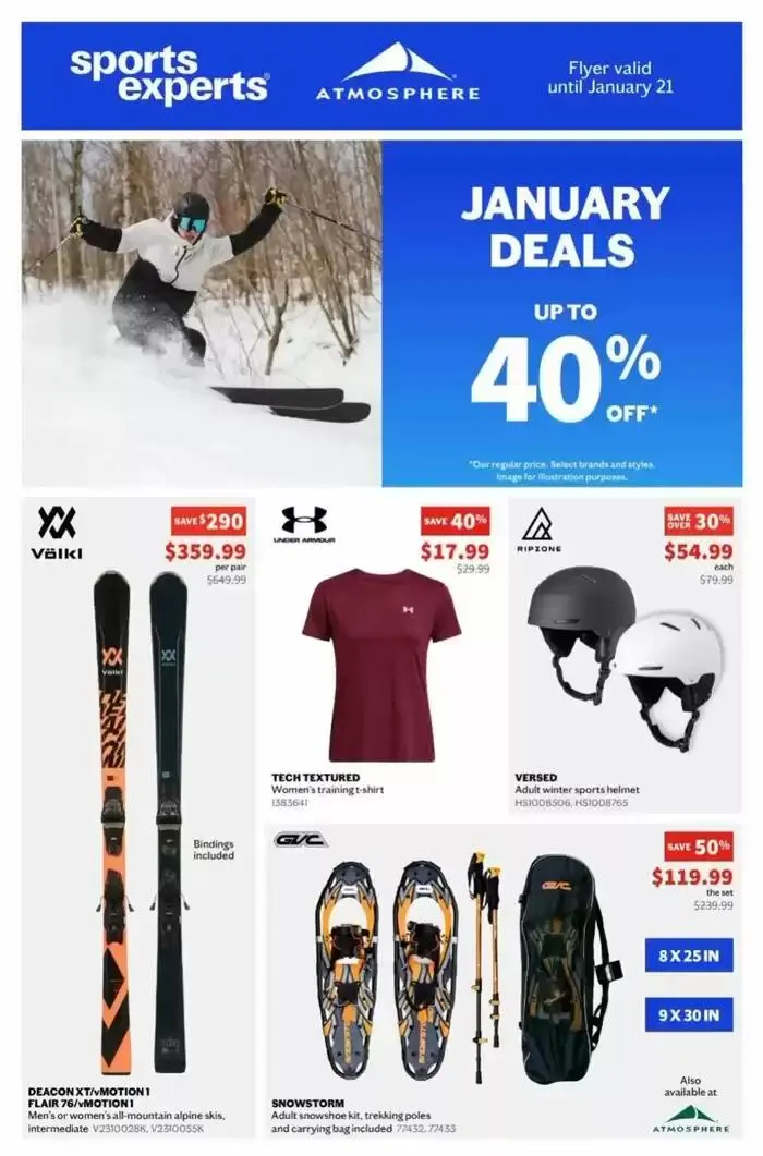 Up To 40% Off from January 9 to January 21 2025 - flyer page 1